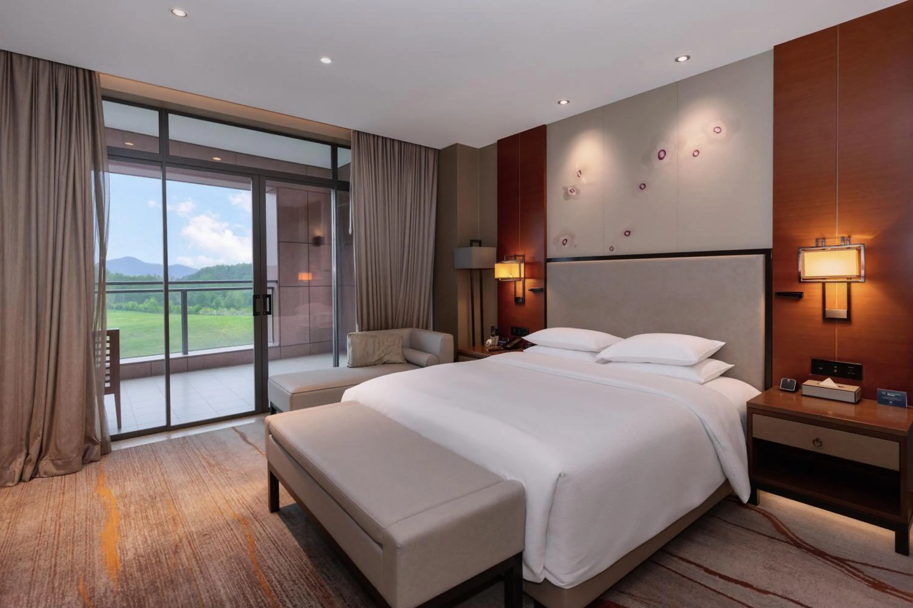 Bedroom, Bed in DoubleTree by Hilton Guangzhou Science City-Free Shuttle Bus Service During Canton Fair Period