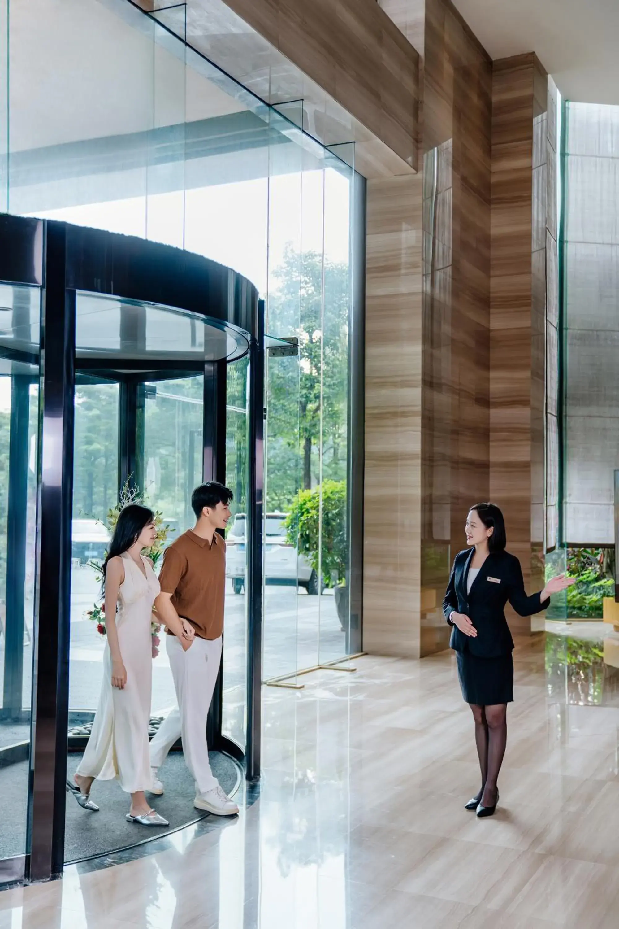 Lobby or reception in DoubleTree by Hilton Guangzhou Science City Lobby or reception in DoubleTree by Hilton Guangzhou Science City