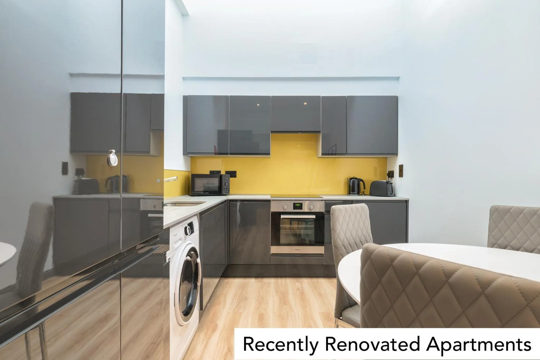 Kitchen or kitchenette in Holyrood Aparthotel