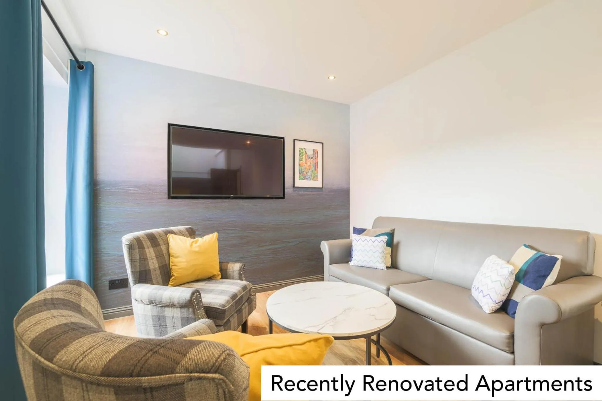 Living room in Holyrood Aparthotel