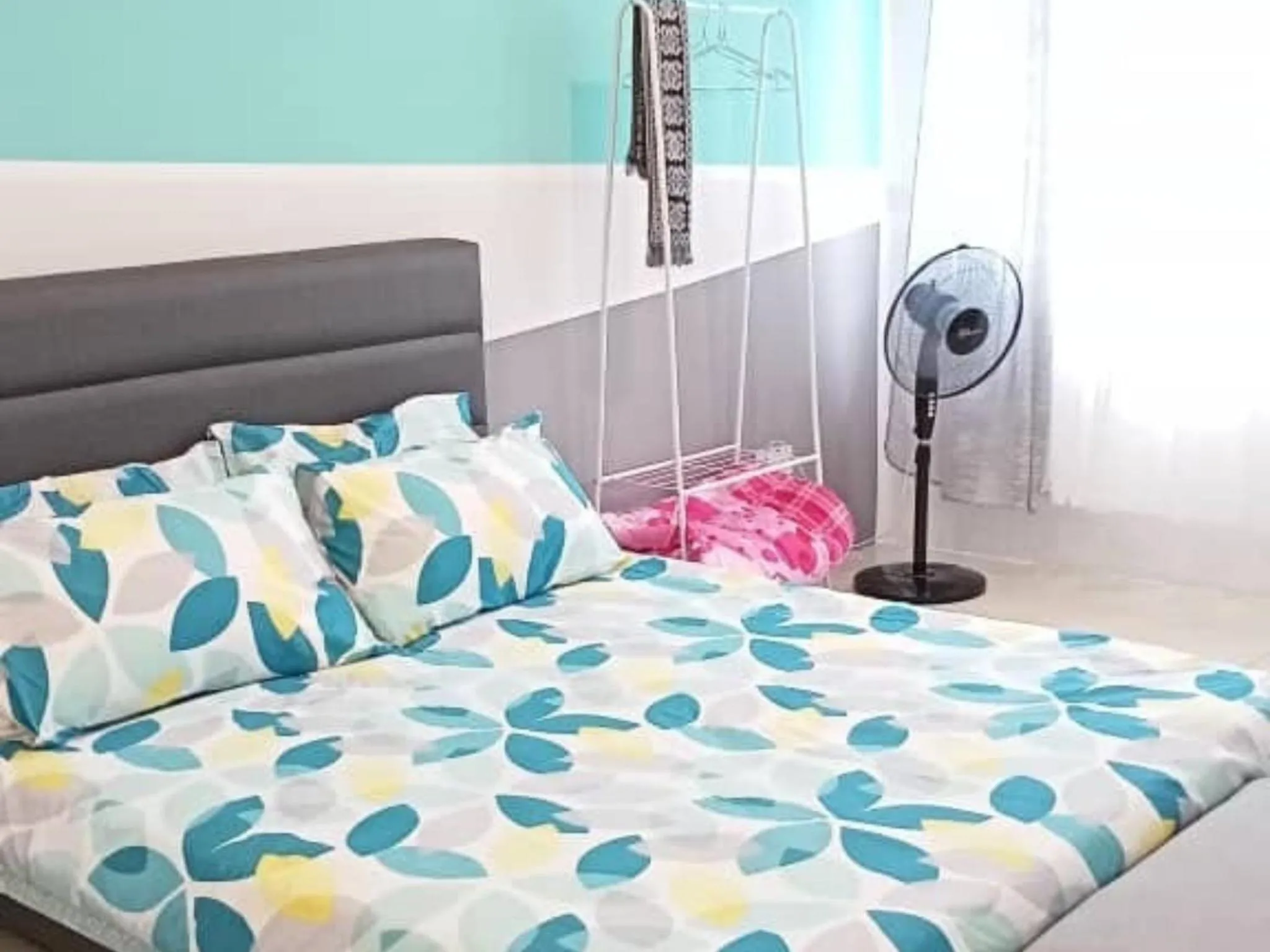 Bed in Barakah Sufi Home Stay Apartment Cameron