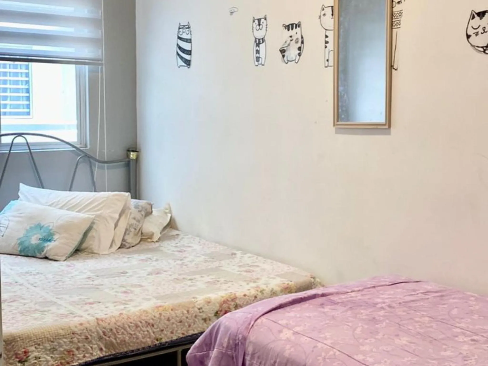 Bed in Barakah Sufi Home Stay Apartment Cameron