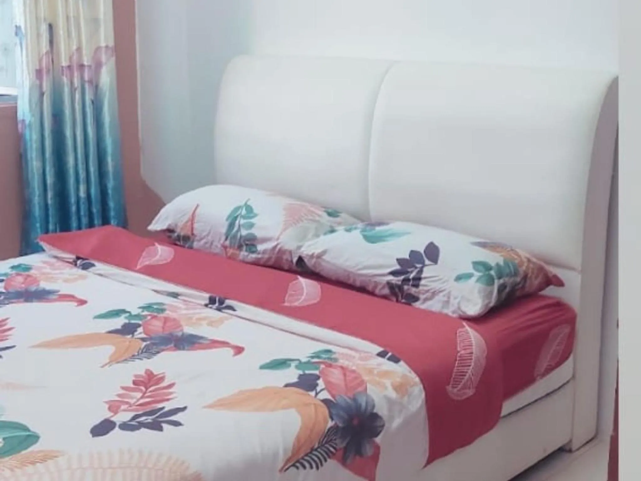 Bed in Barakah Sufi Home Stay Apartment Cameron