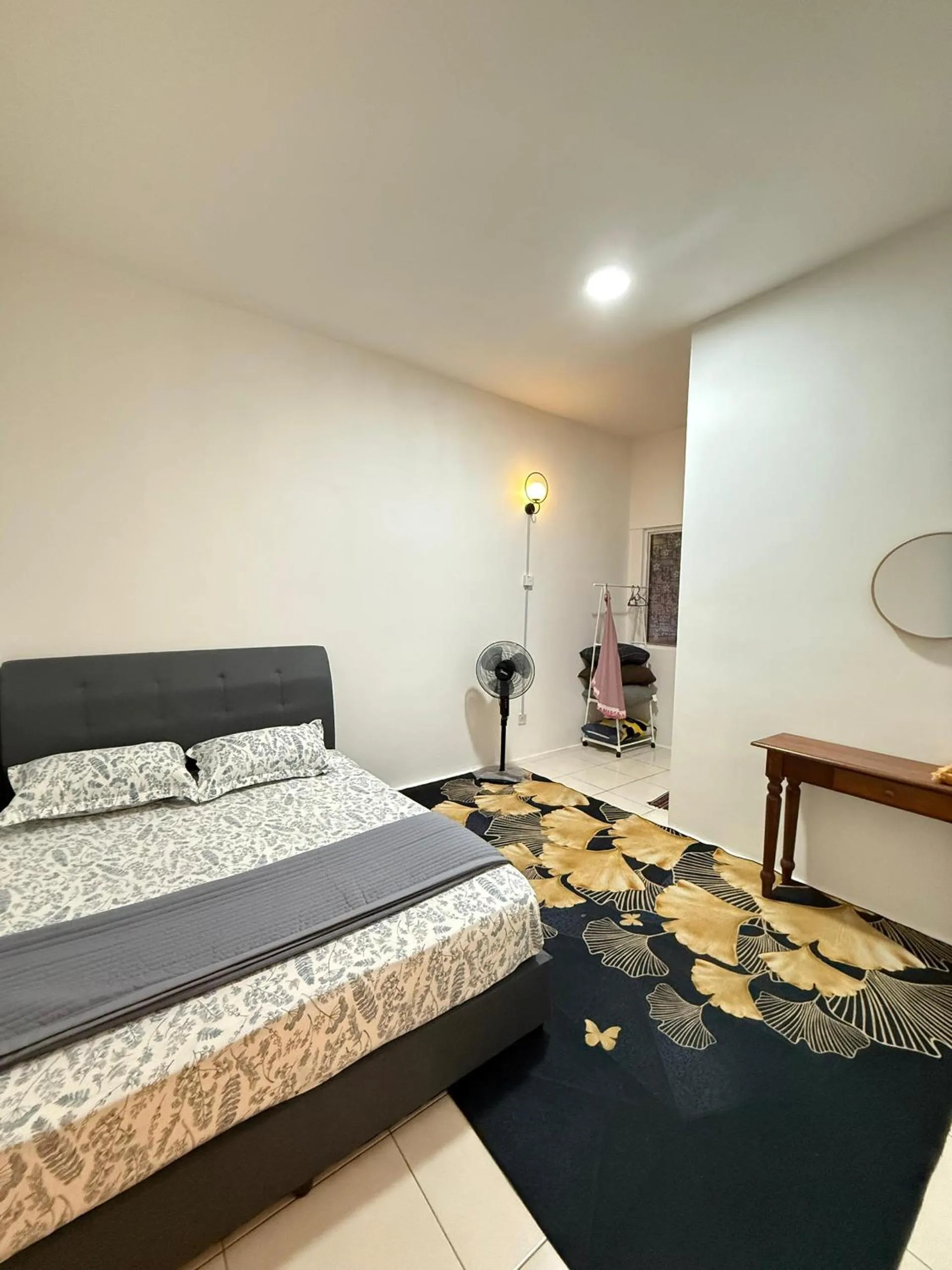 Bed in Barakah Sufi Home Stay Apartment Cameron