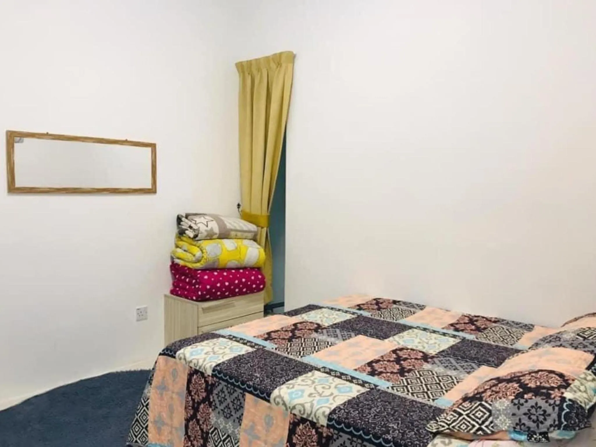 Bed in Barakah Sufi Home Stay Apartment Cameron