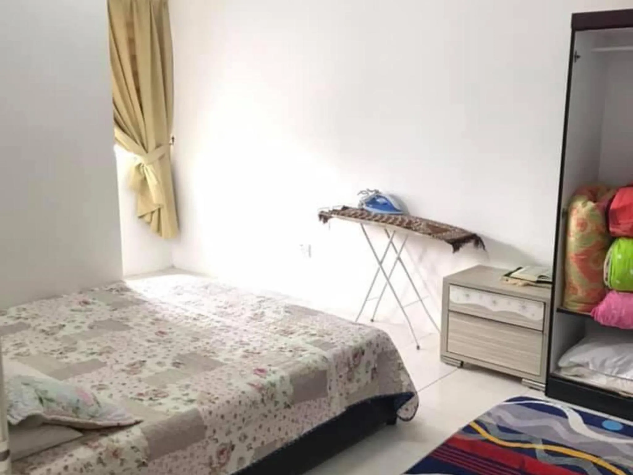 Bed in Barakah Sufi Home Stay Apartment Cameron