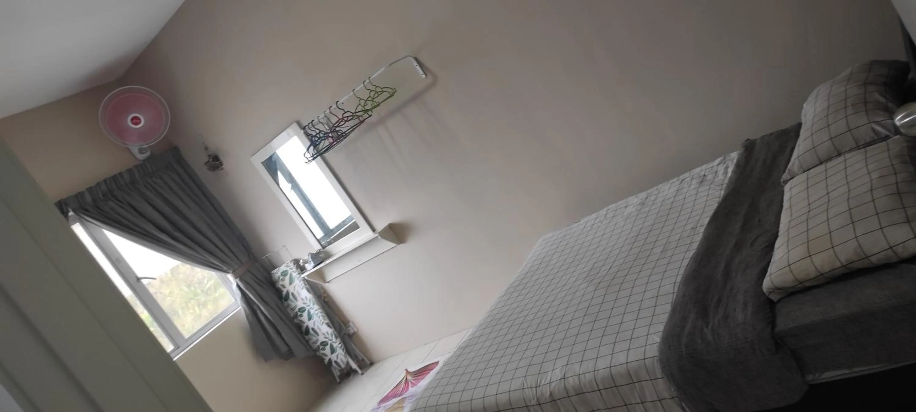 Bed in Barakah Sufi Home Stay Apartment Cameron