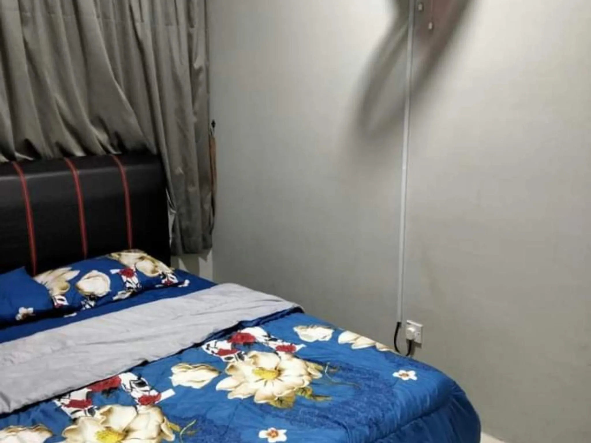 Bed in Barakah Sufi Home Stay Apartment Cameron