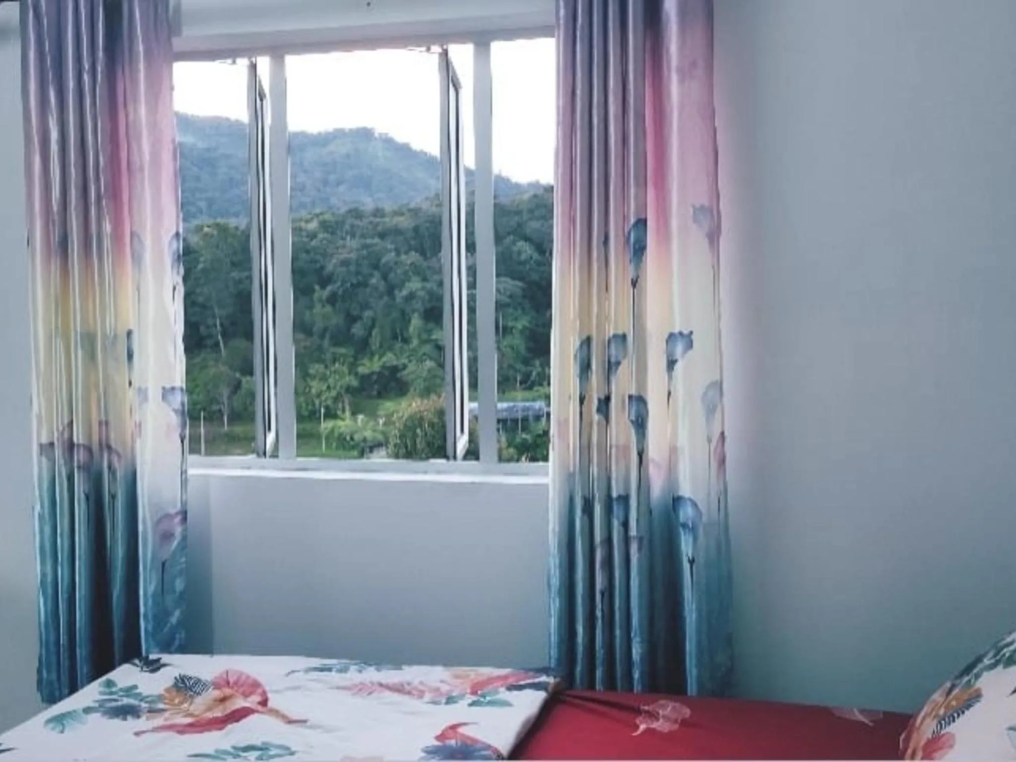 Bed in Barakah Sufi Home Stay Apartment Cameron