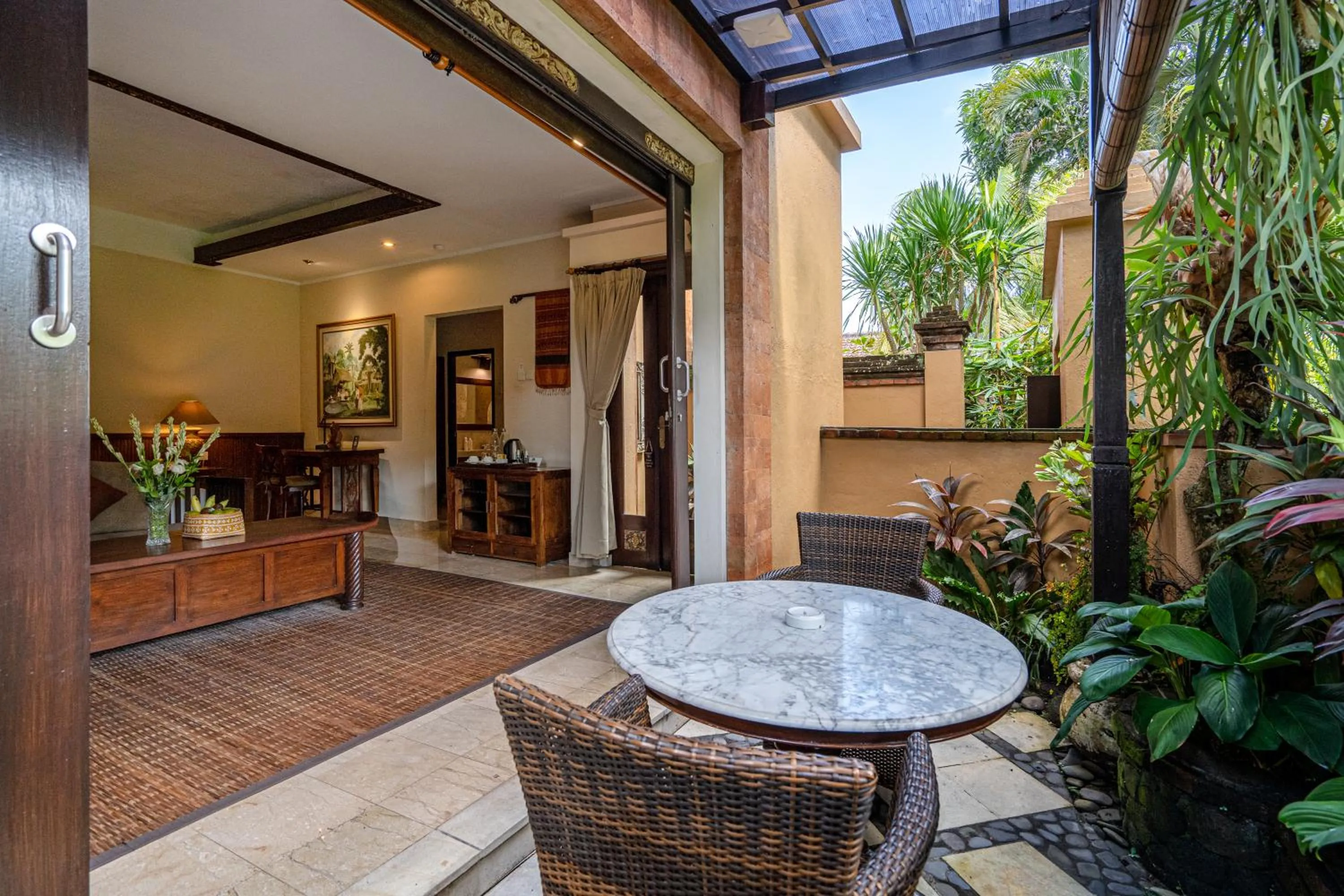 Patio in Svarga Bebek Villas