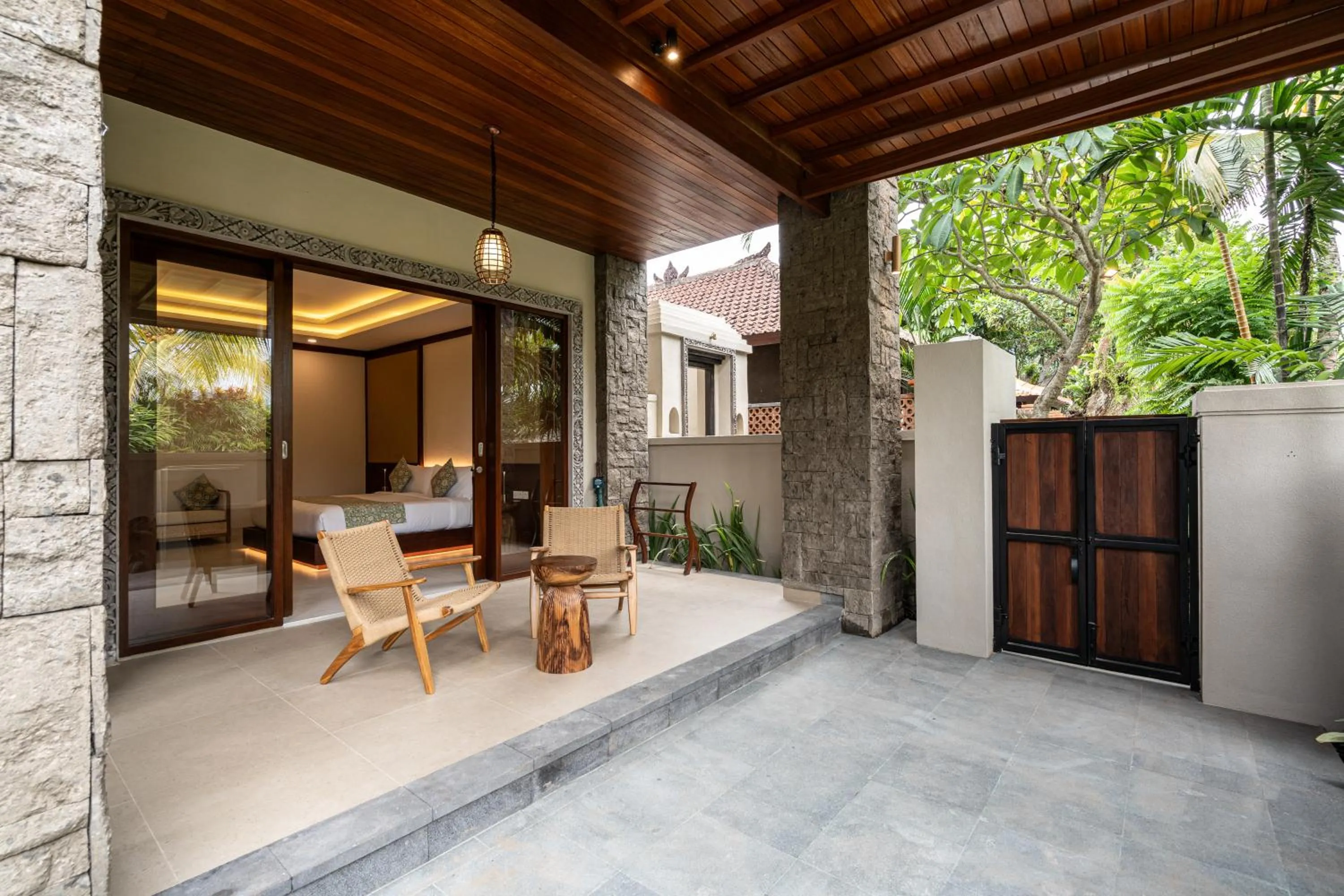 Balcony/Terrace in Svarga Bebek Villas