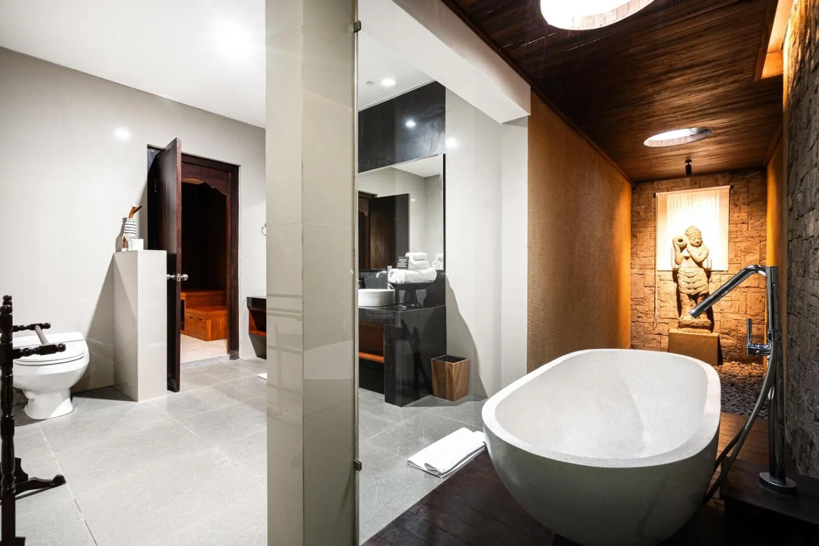 Bathroom in Svarga Bebek Villas