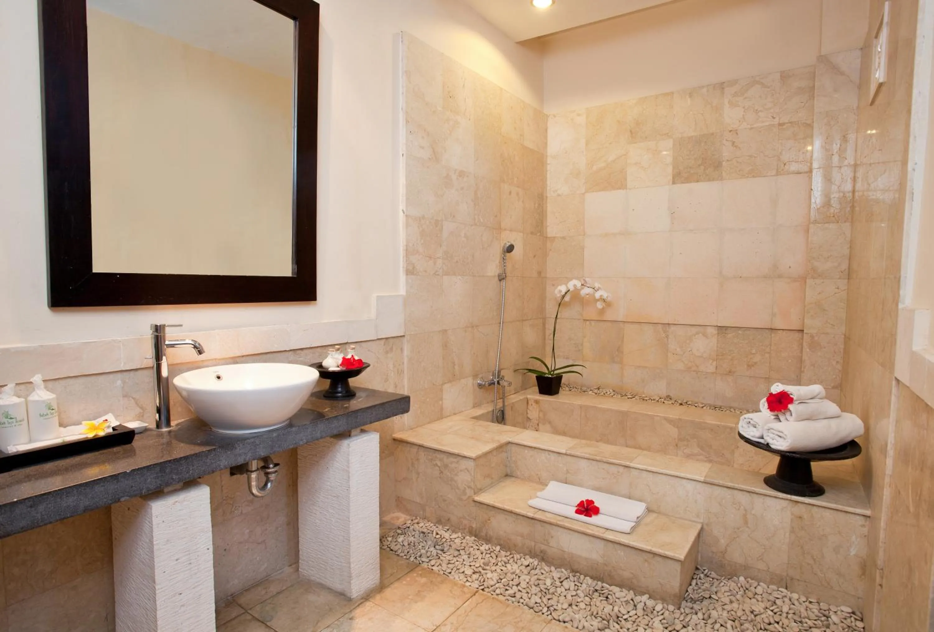 Bathroom in Svarga Bebek Villas