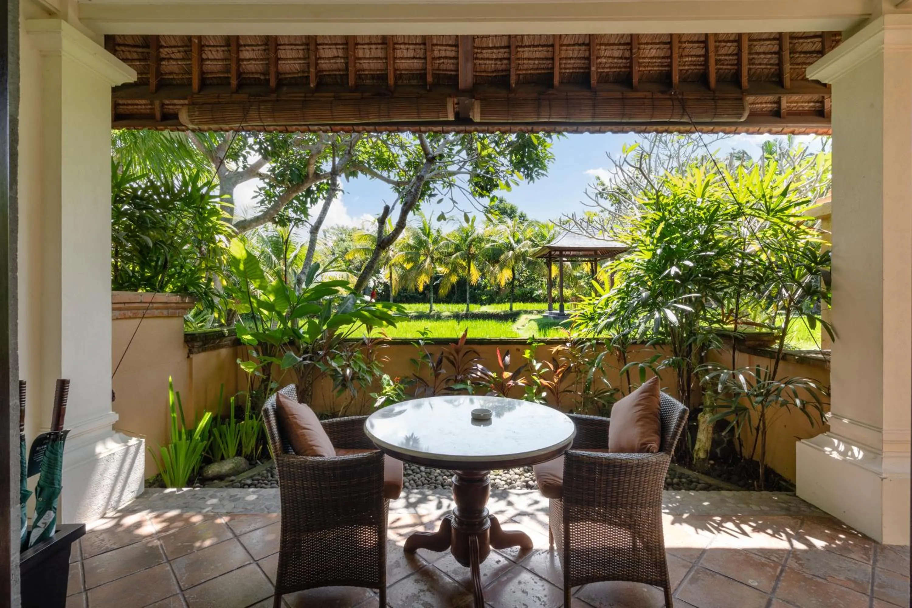 Patio in Svarga Bebek Villas