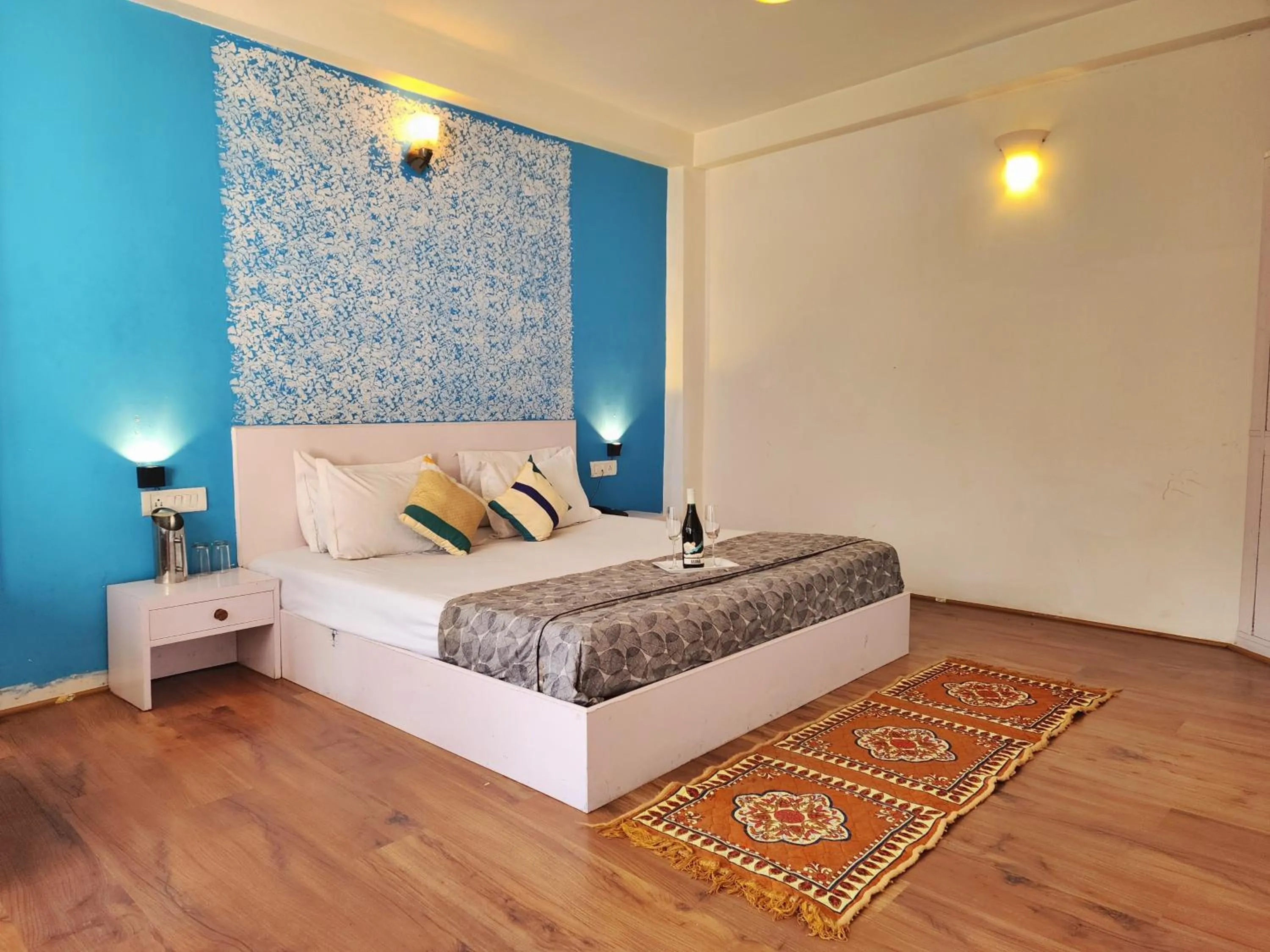 Bed in Page 3 - A Riverside Hotel and Bar