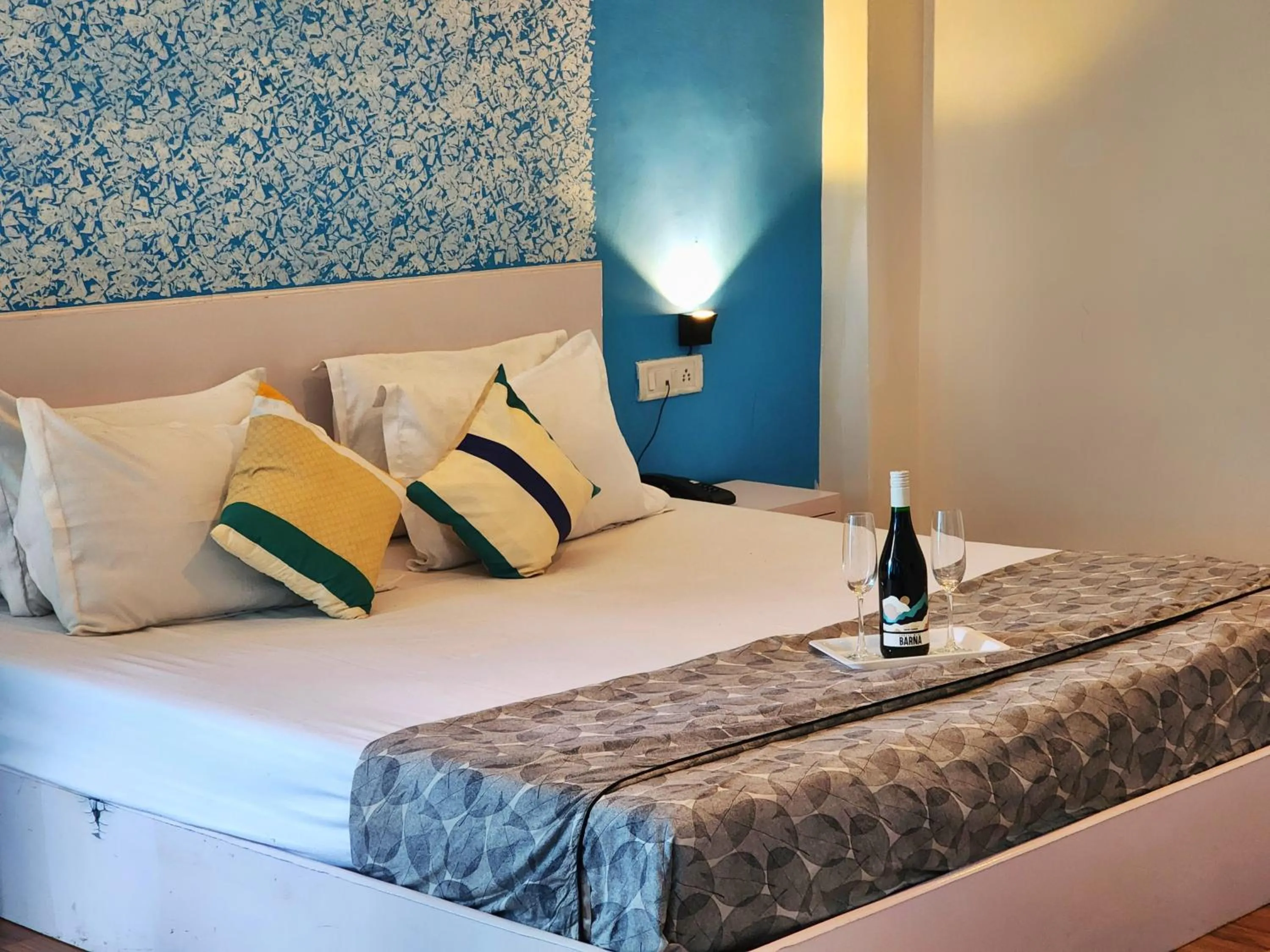 Bed in Page 3 - A Riverside Hotel and Bar