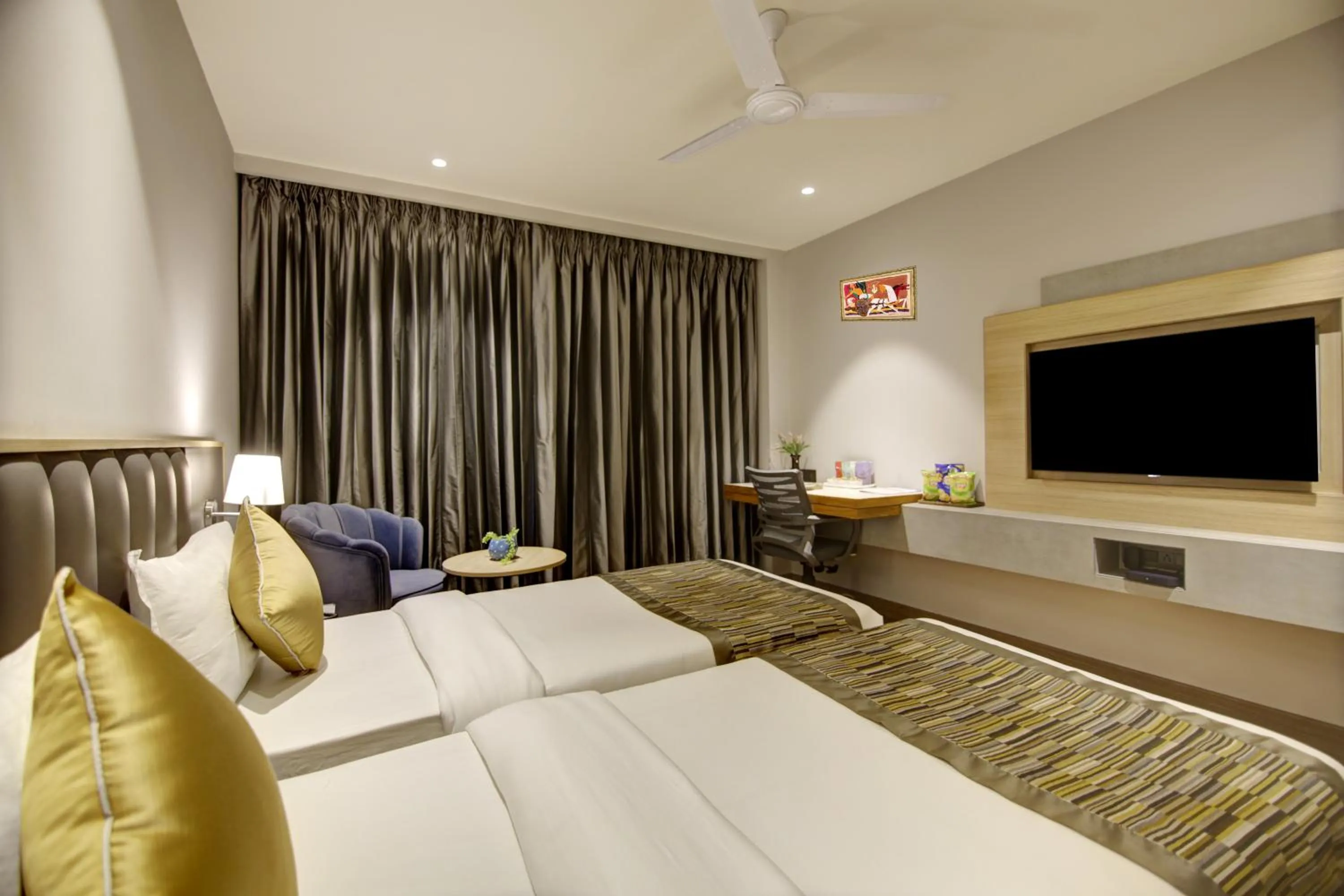 Bed in East Park Inn