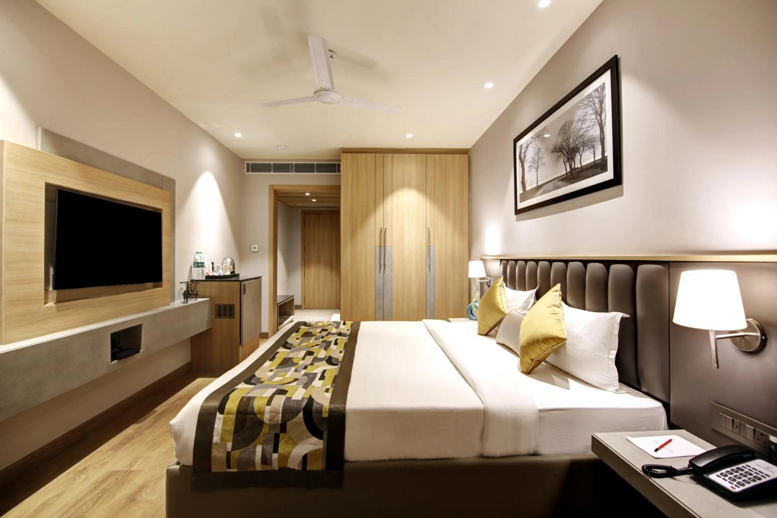 Bed in East Park Inn