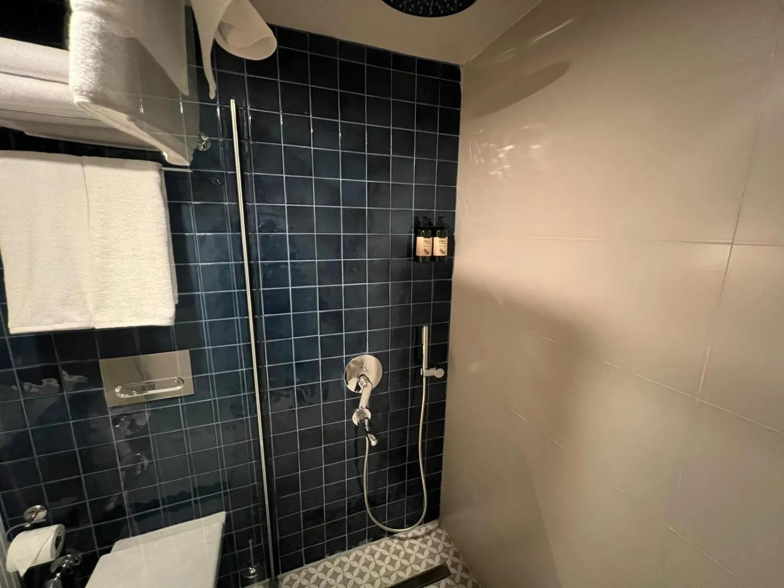 Shower in Weingart Suites Hotel