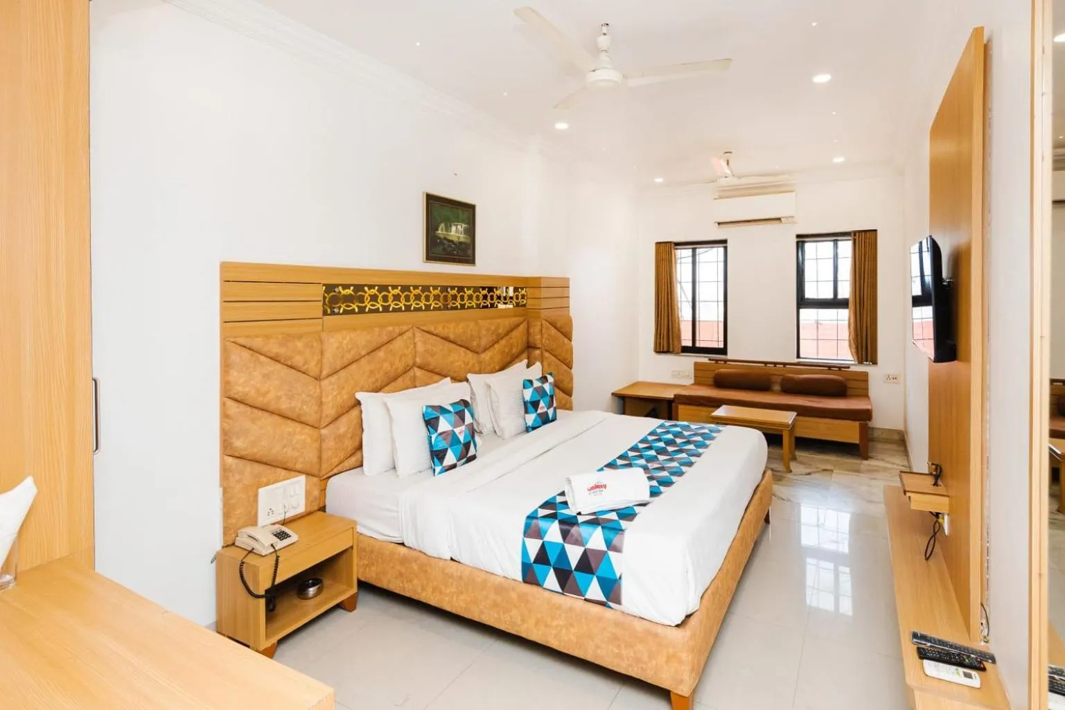 Bed in HOTEL GALAXY SURAT