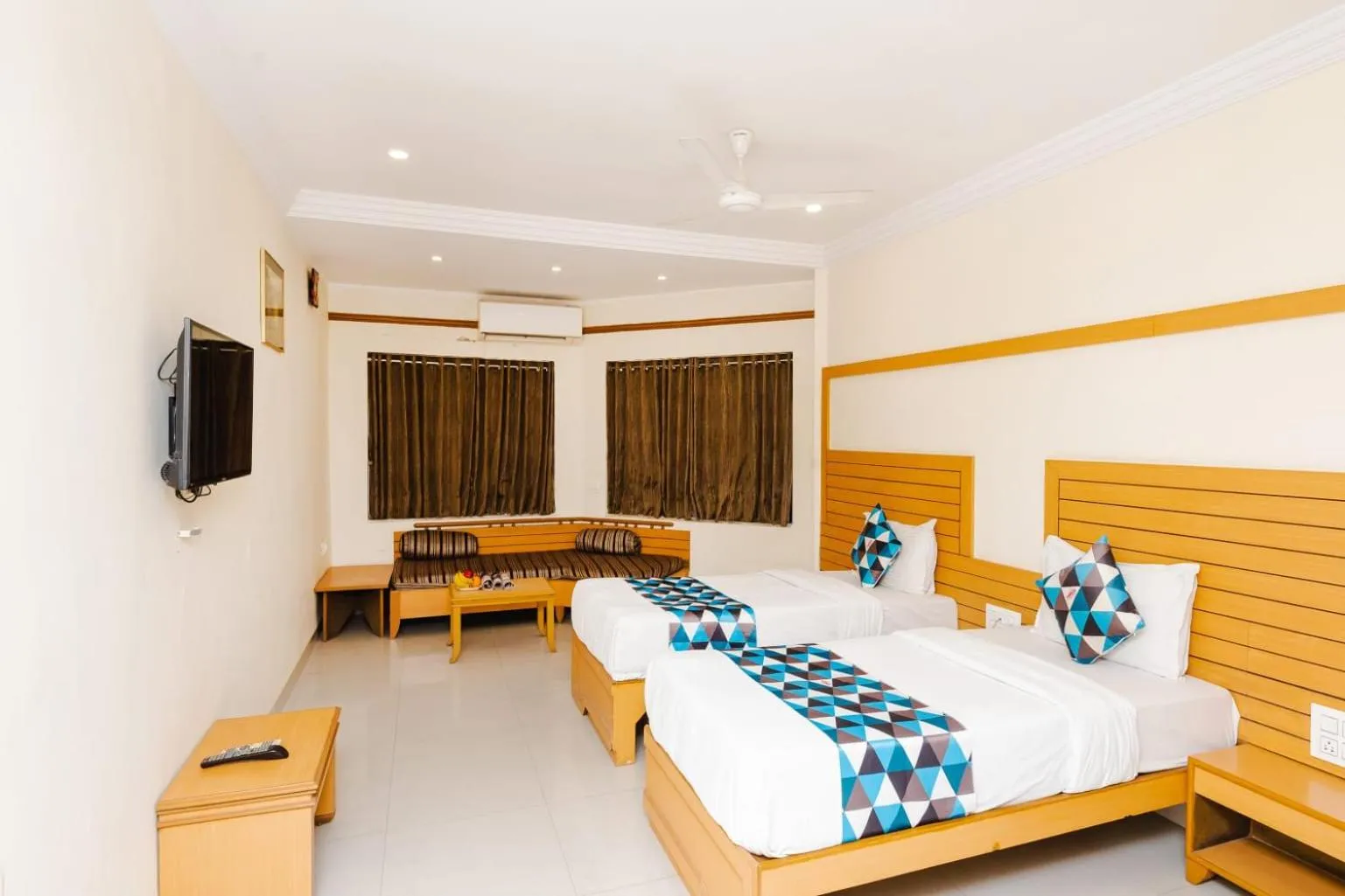 Bed in HOTEL GALAXY SURAT