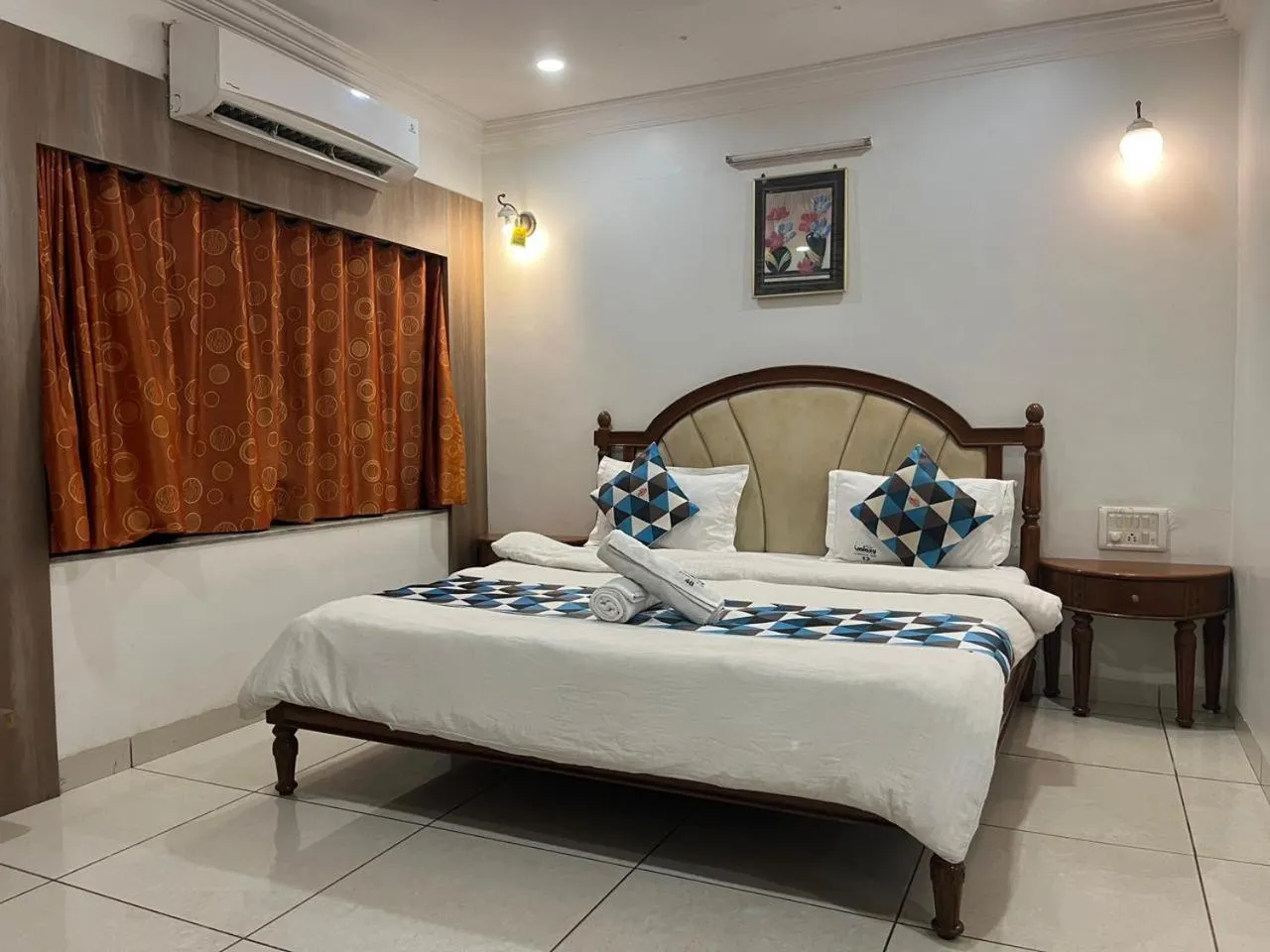 Bed in HOTEL GALAXY SURAT