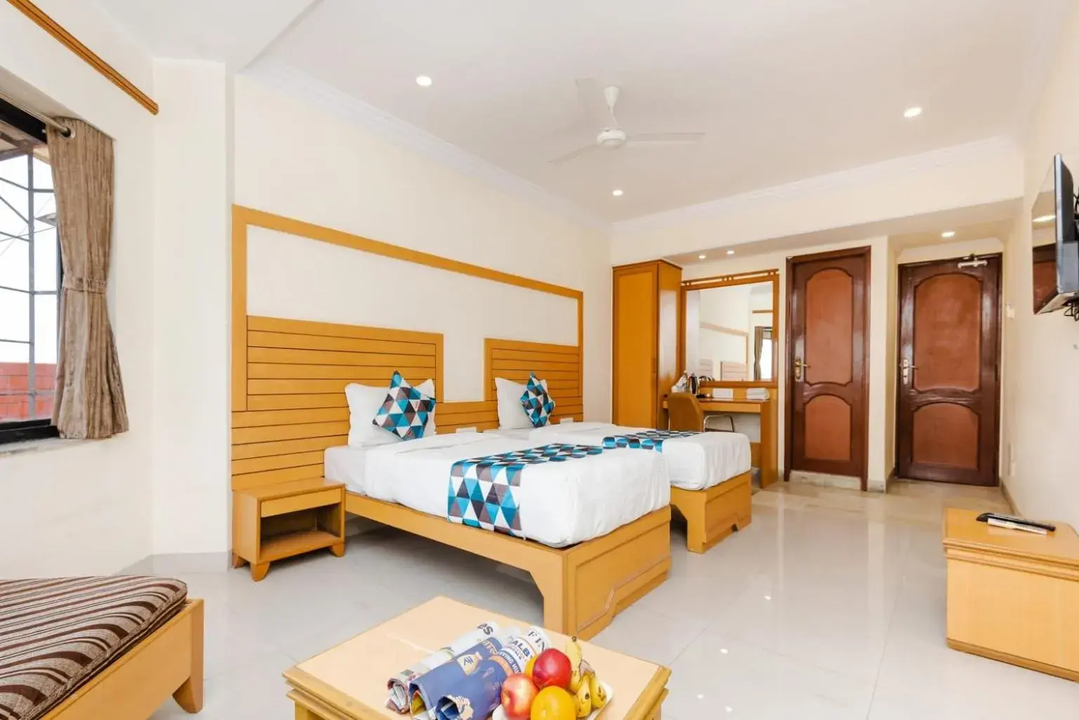 Bed in HOTEL GALAXY SURAT Bed in HOTEL GALAXY SURAT