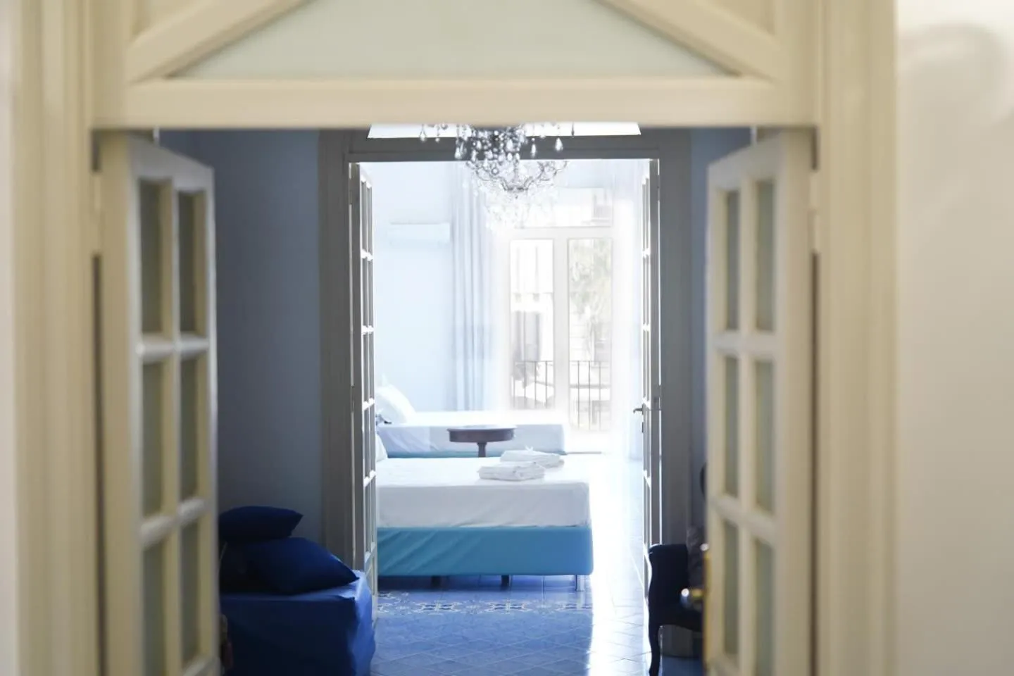 Bed in Ambasciata Sorrento Relais