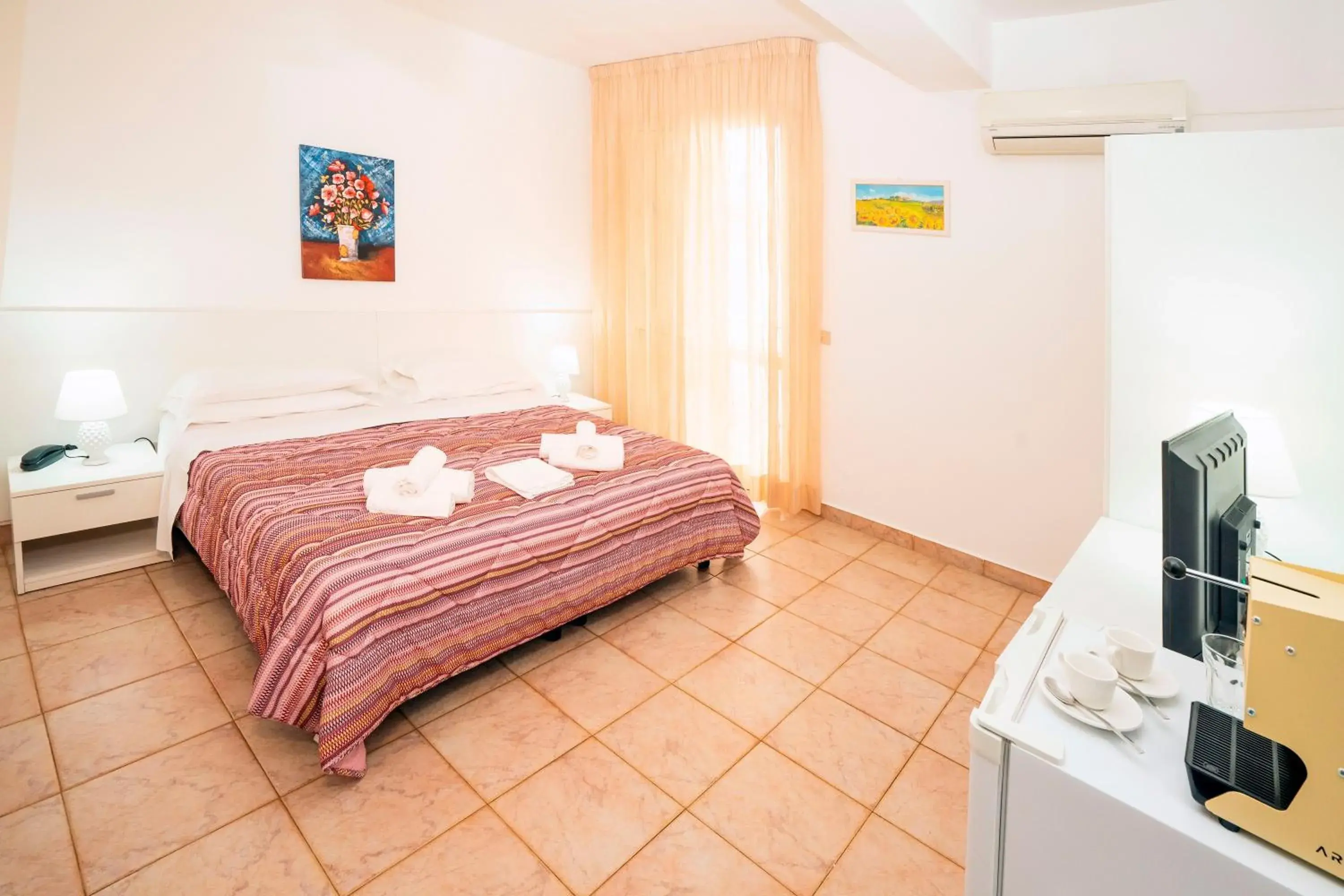 Bed in Hotel Fernanda Bed in Hotel Fernanda