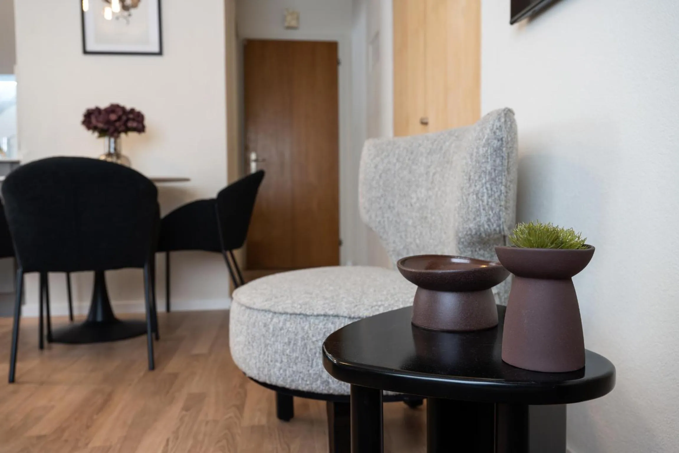 Seating area in Chalet Alberti Davos Platz