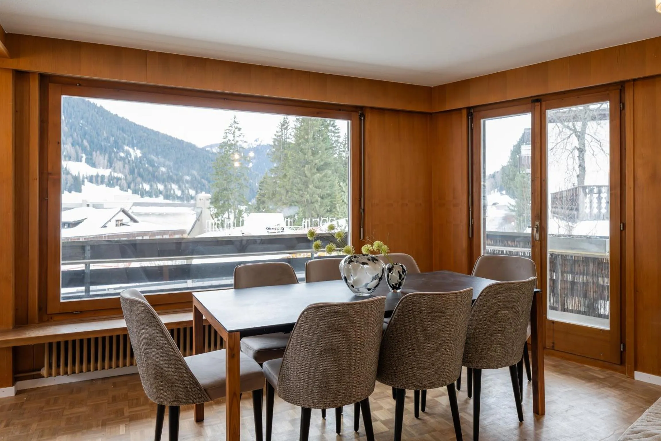 View (from property/room) in Chalet Alberti Davos Platz