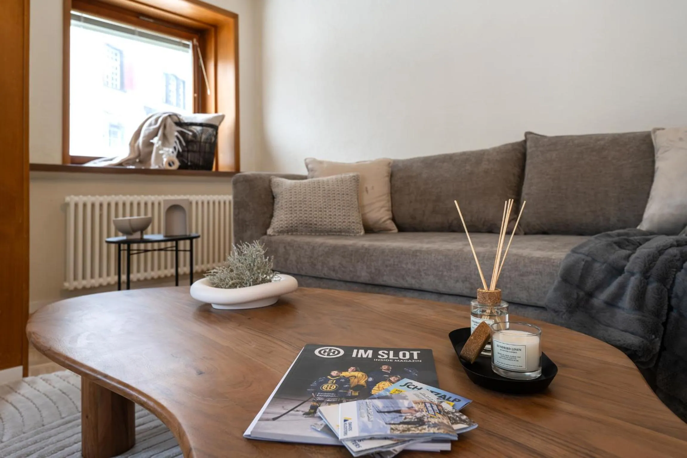 Living room in Chalet Alberti Davos Platz