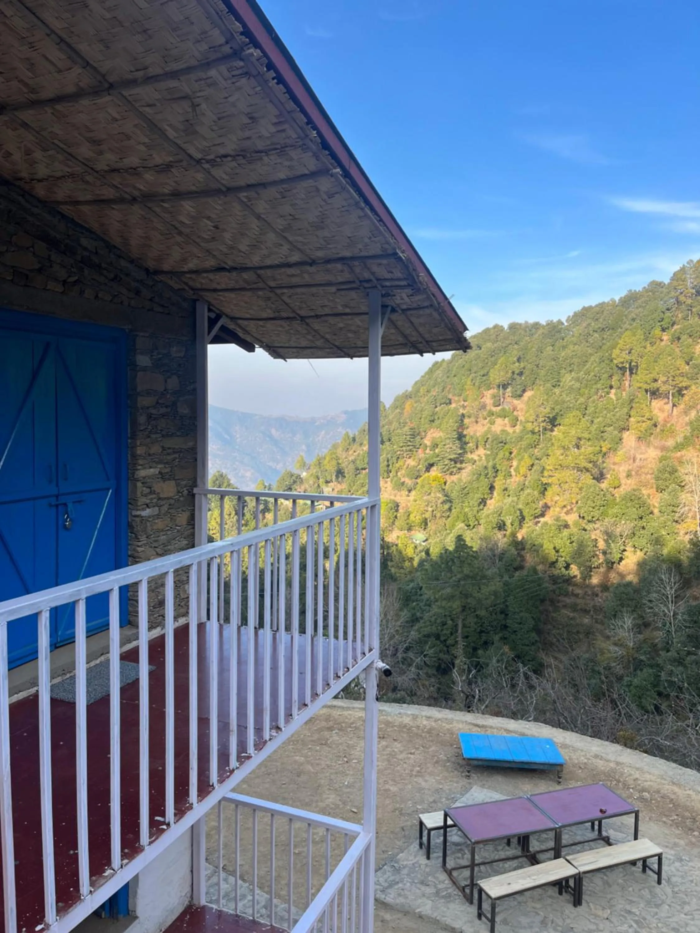 Balcony/Terrace in Burans Kot Heritage Home - Ramgarh