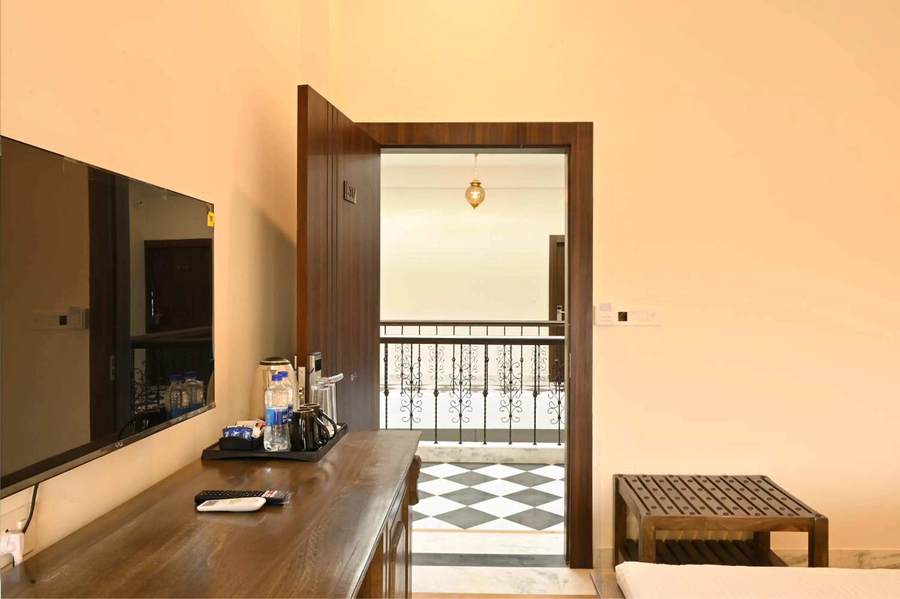 Bed in Hotel The Royal Courtyard