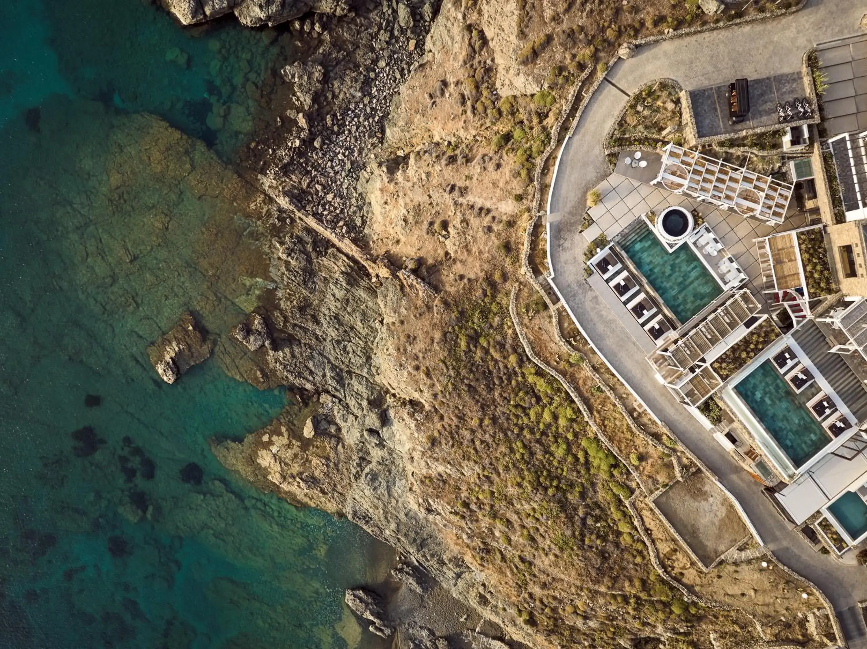 Property building in Semeli Coast Mykonos Curio Collection by Hilton Property building in Semeli Coast Mykonos Curio Collection by Hilton