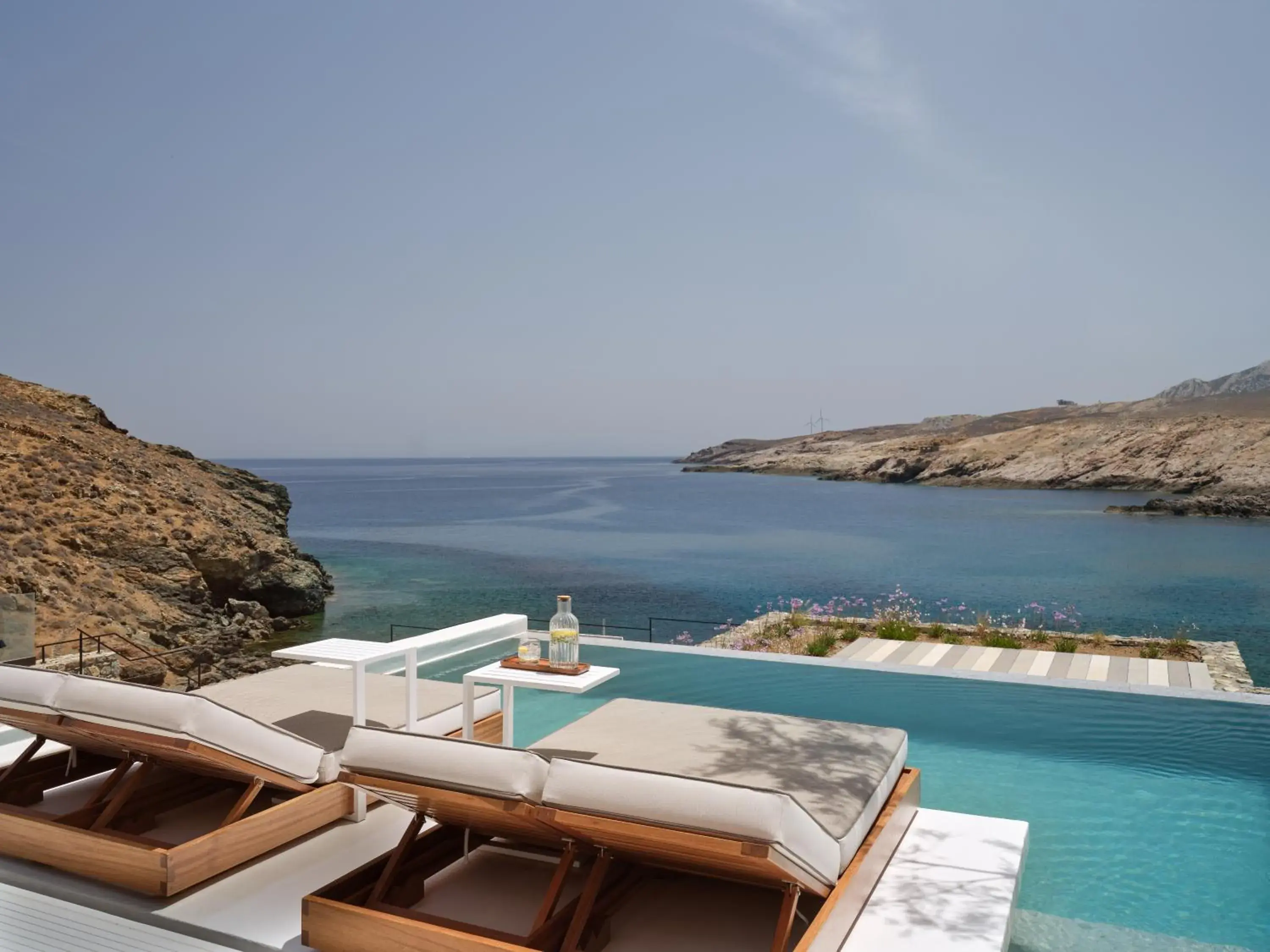 Two-Bedroom Suite with Pool and Spa in Semeli Coast Mykonos Curio Collection by Hilton Two-Bedroom Suite with Pool and Spa in Semeli Coast Mykonos Curio Collection by Hilton