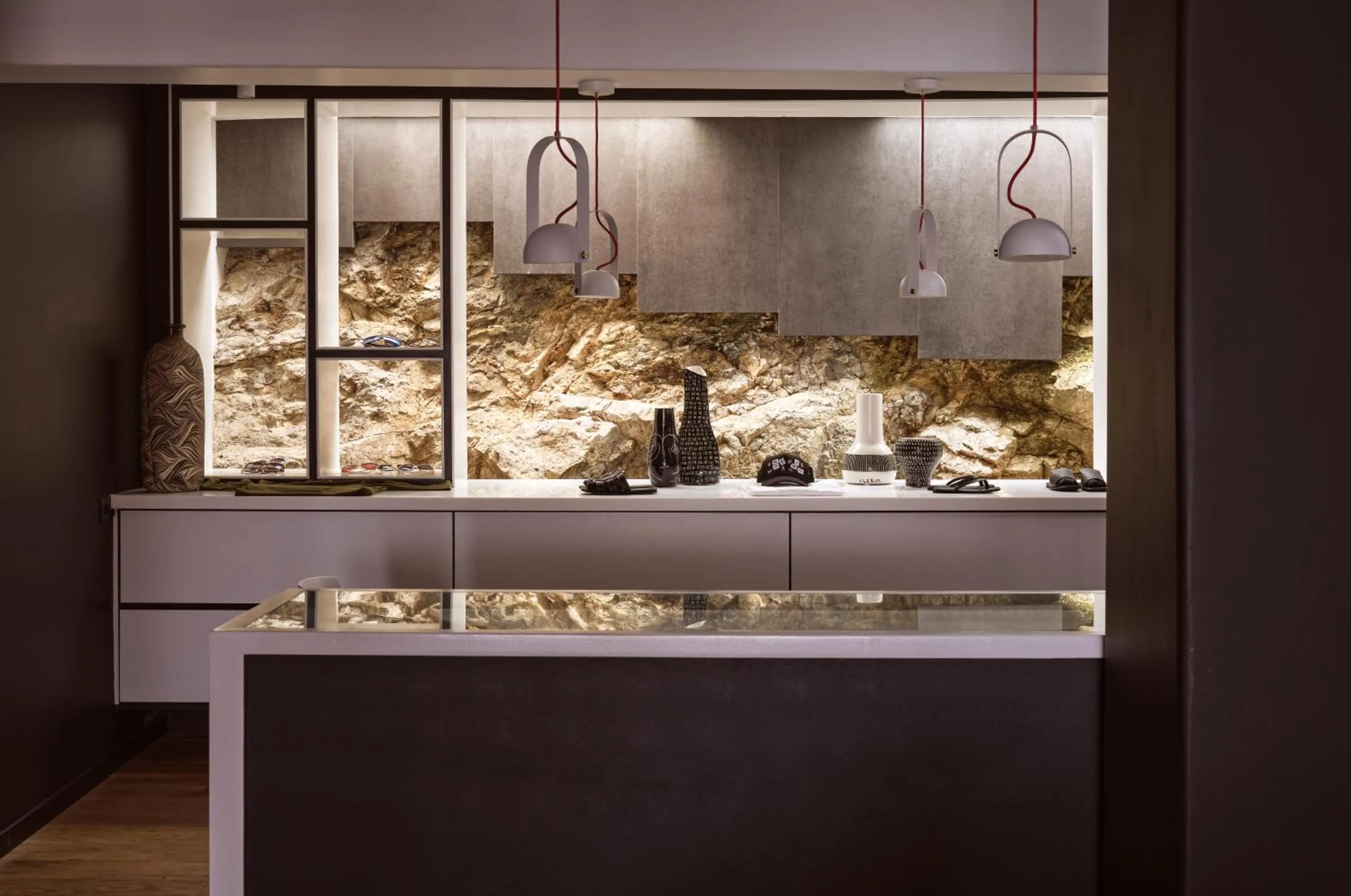 Lobby or reception in Semeli Coast Mykonos Curio Collection by Hilton