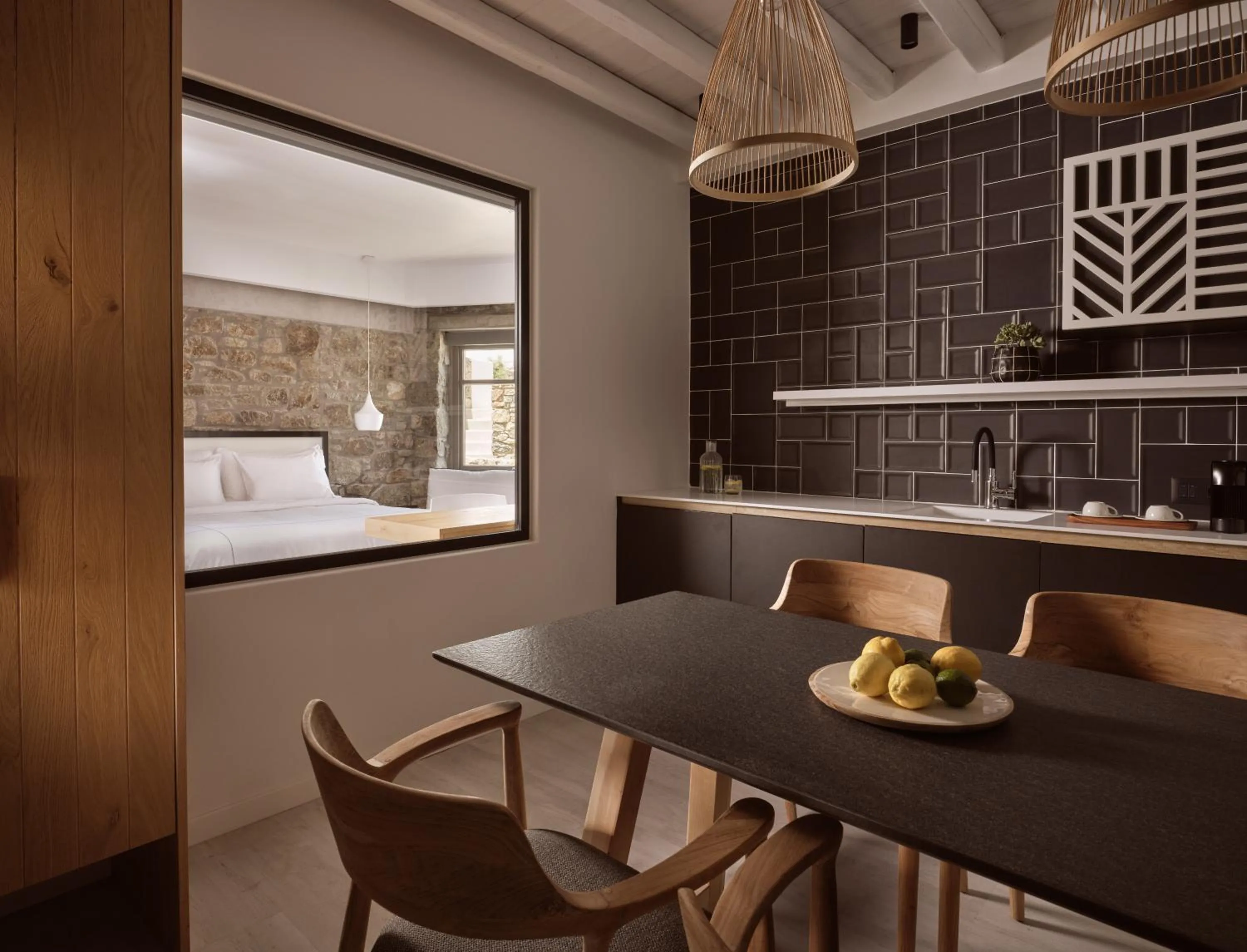 Bed in Semeli Coast Mykonos Curio Collection by Hilton