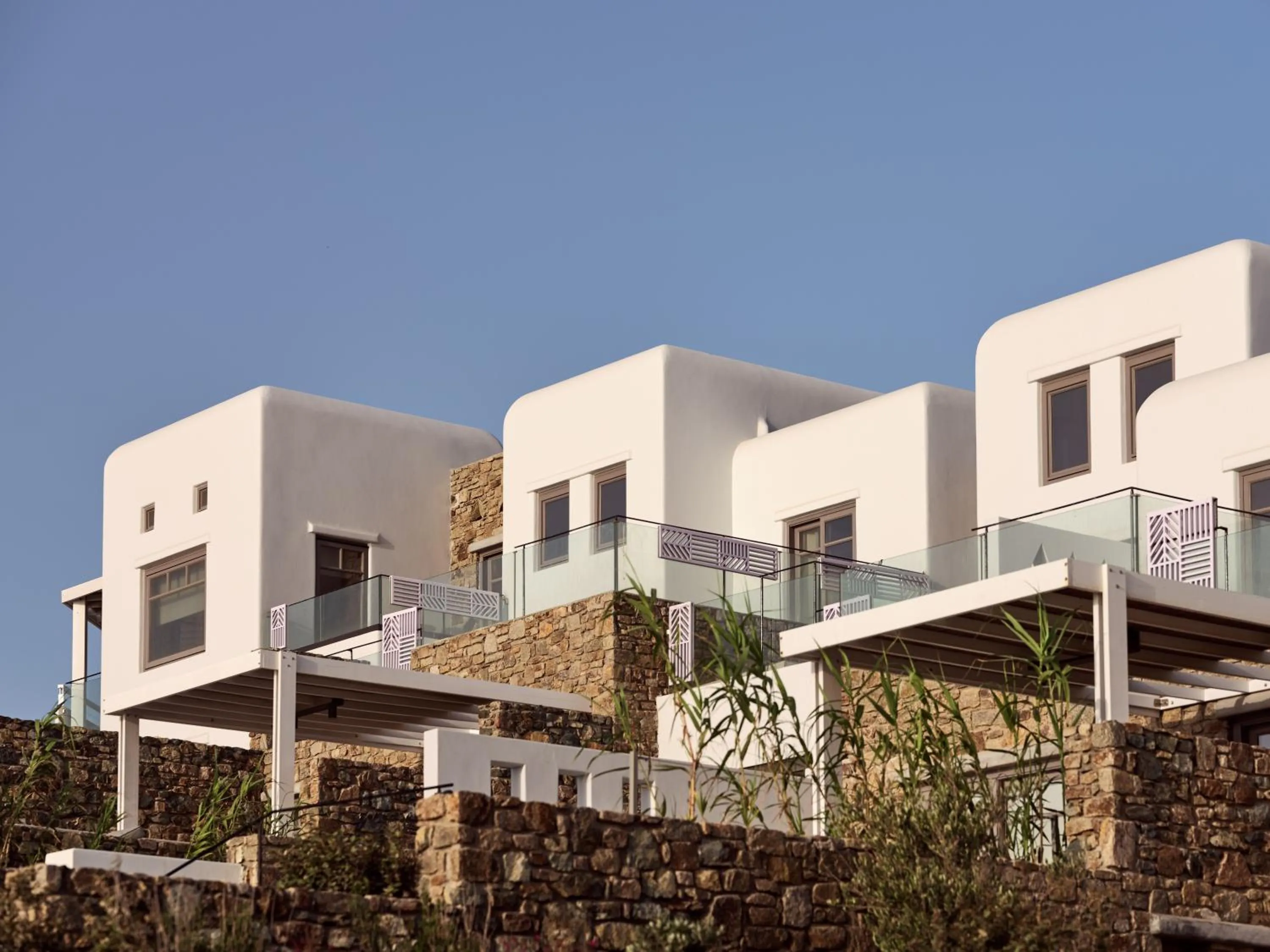 Property building in Semeli Coast Mykonos Curio Collection by Hilton