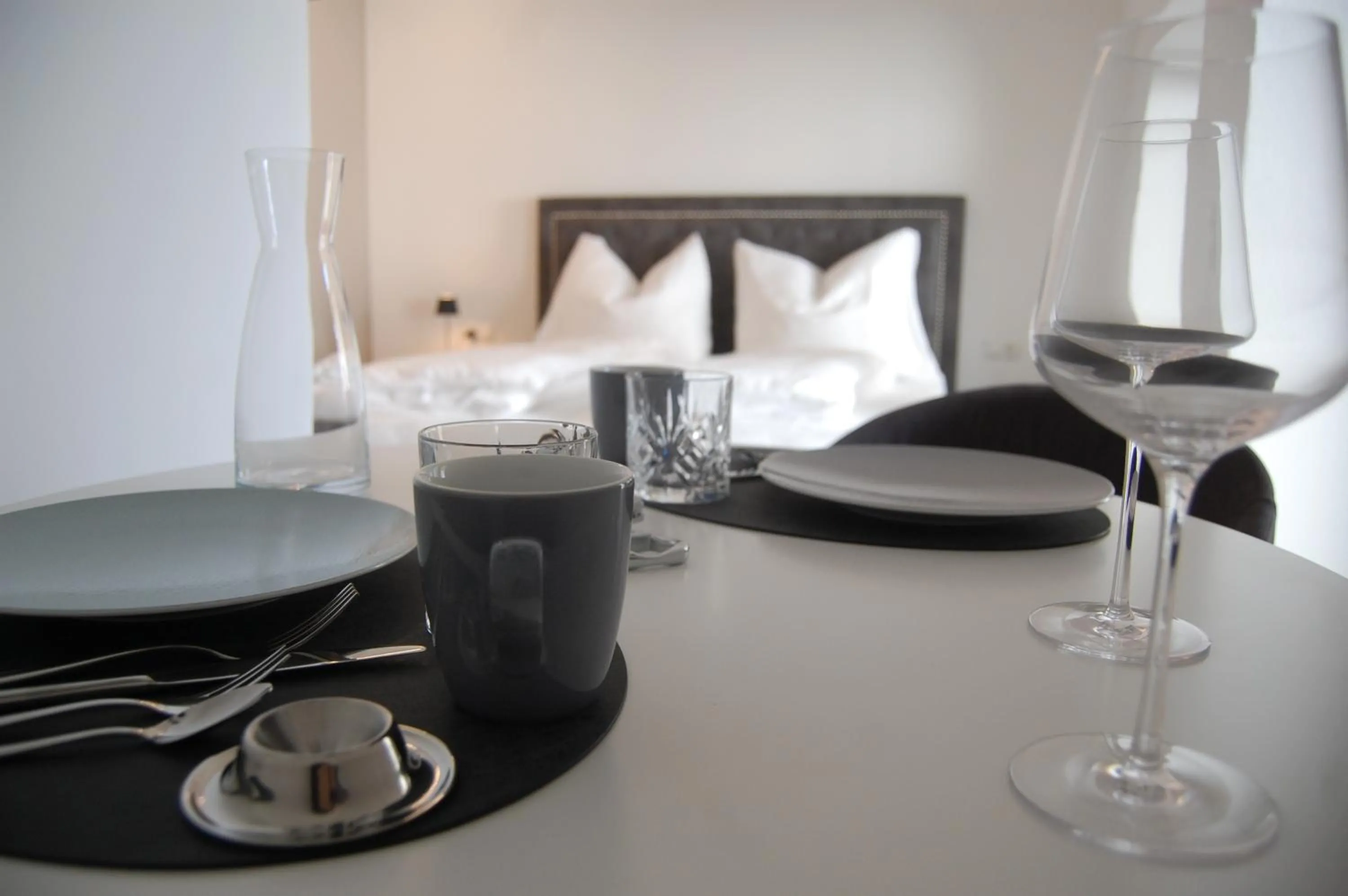 Dining area in myQuartier Luxury Hideaways digital self check in