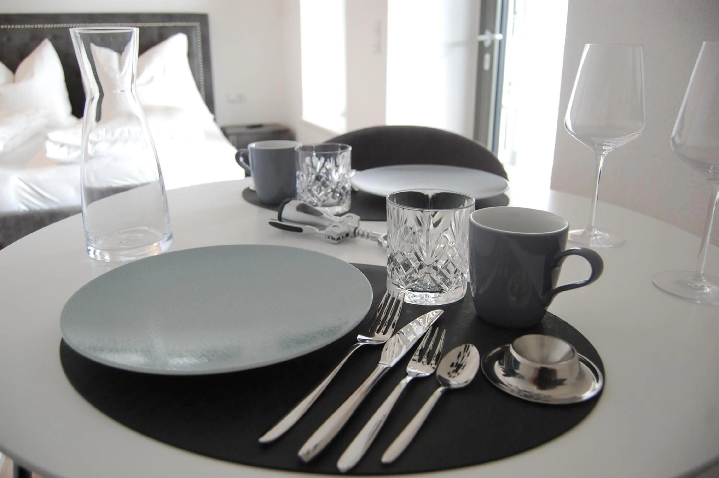 Dining area in myQuartier Luxury Hideaways digital self check in