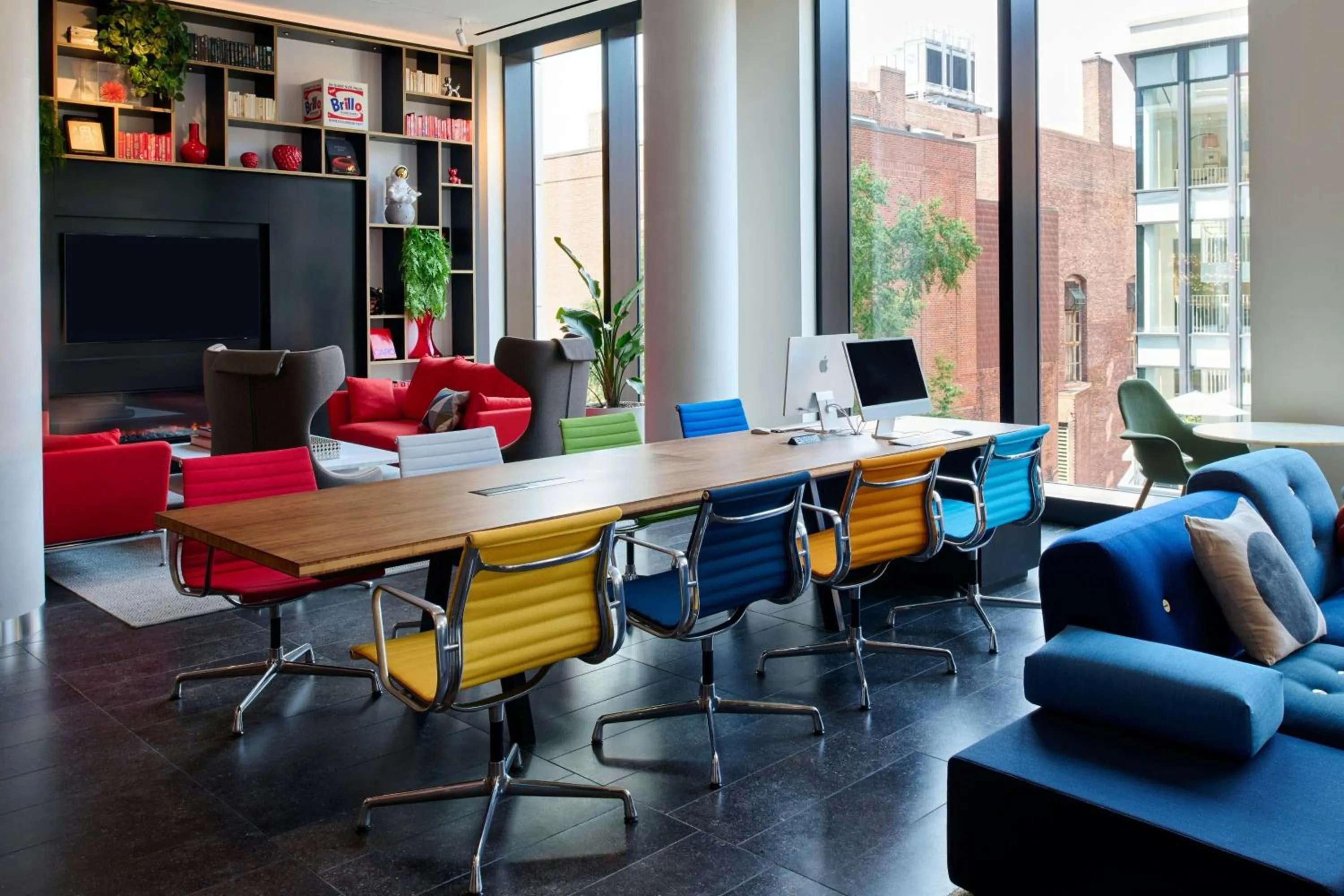 Lobby or reception in citizenM Boston Back Bay