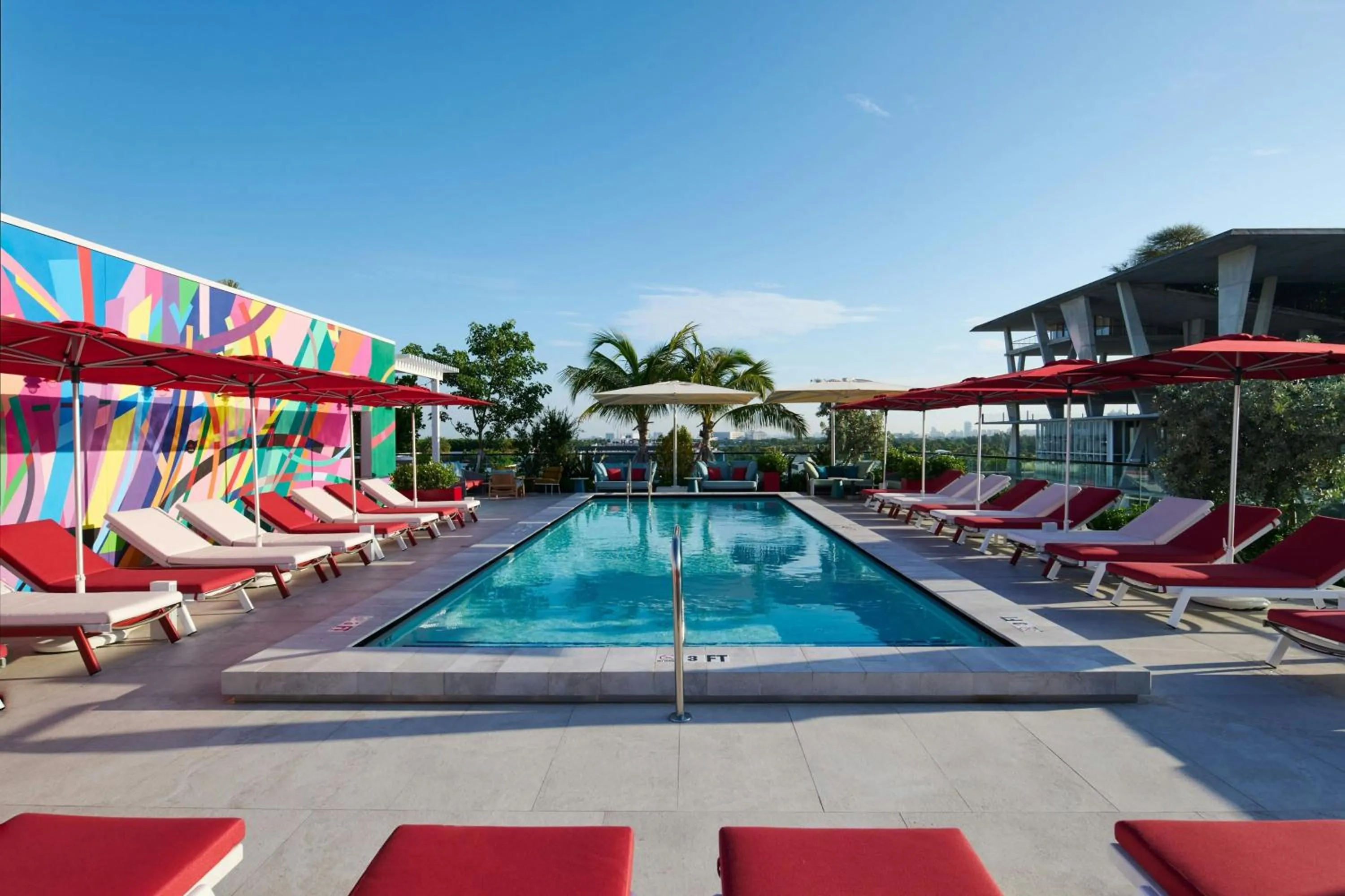 Swimming pool in citizenM Miami South Beach