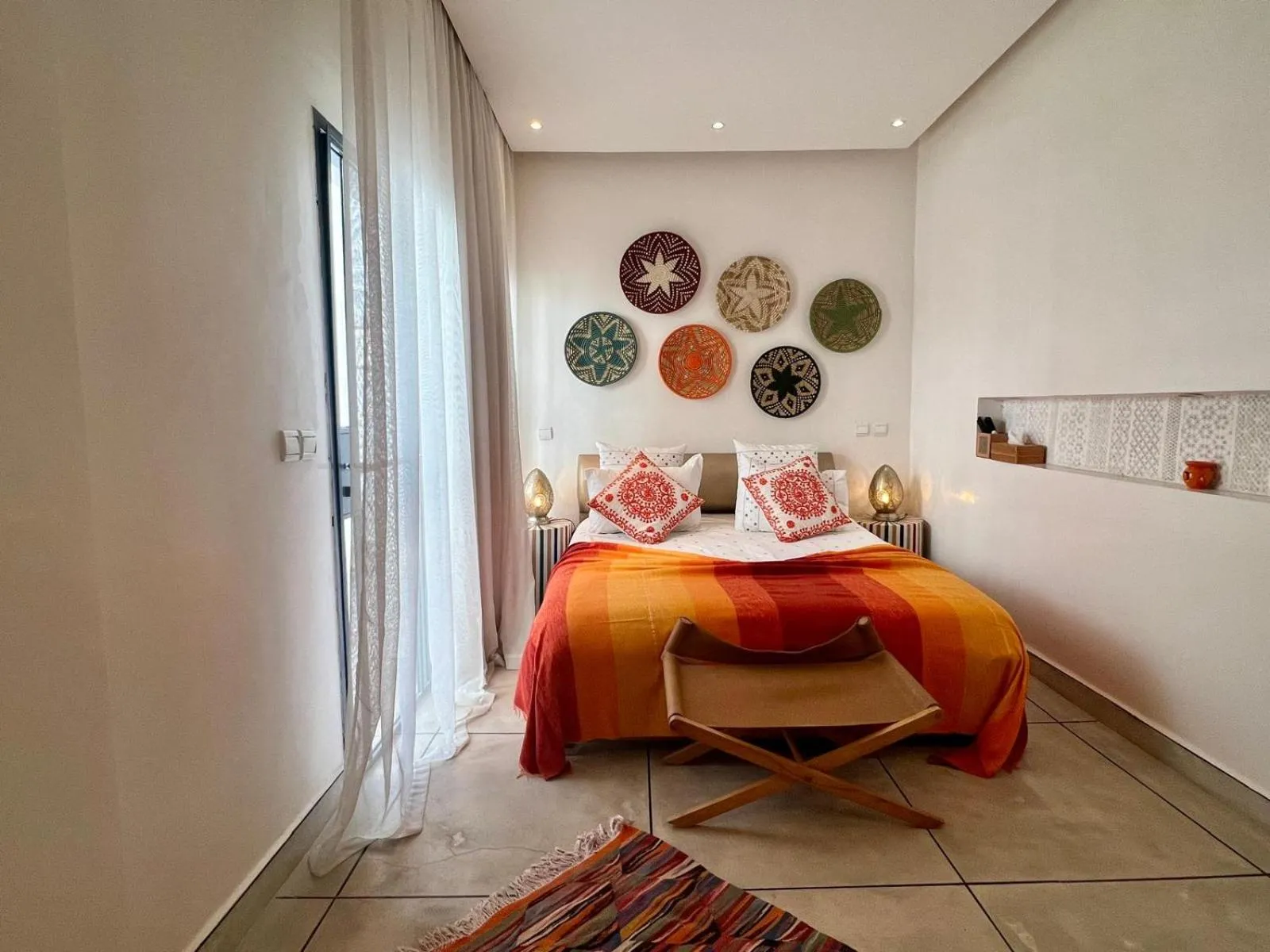 Photo of the whole room, Bed in Riad La Sarrazine Privatisation complète Maison de famille à Marrakech