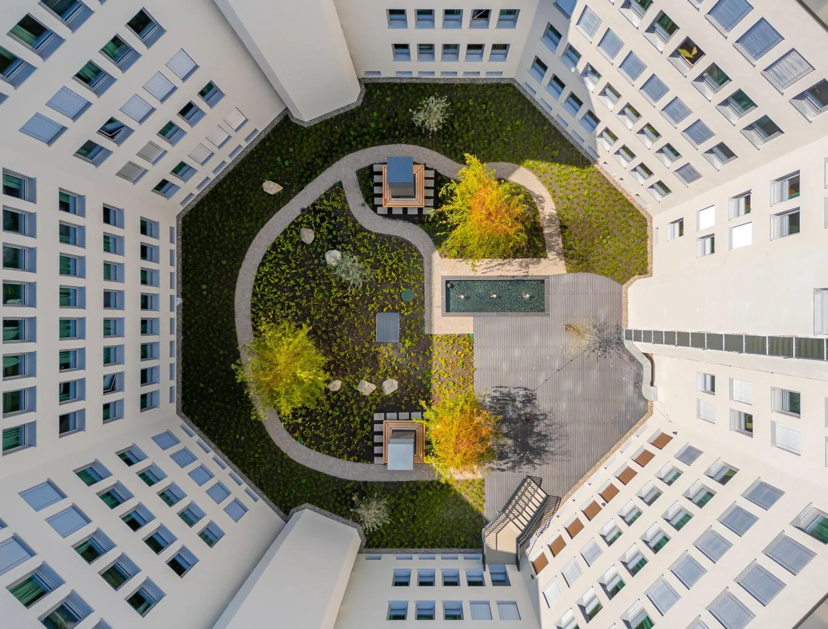 Bird's eye view in DEIN APART München Bird's eye view in DEIN APART München