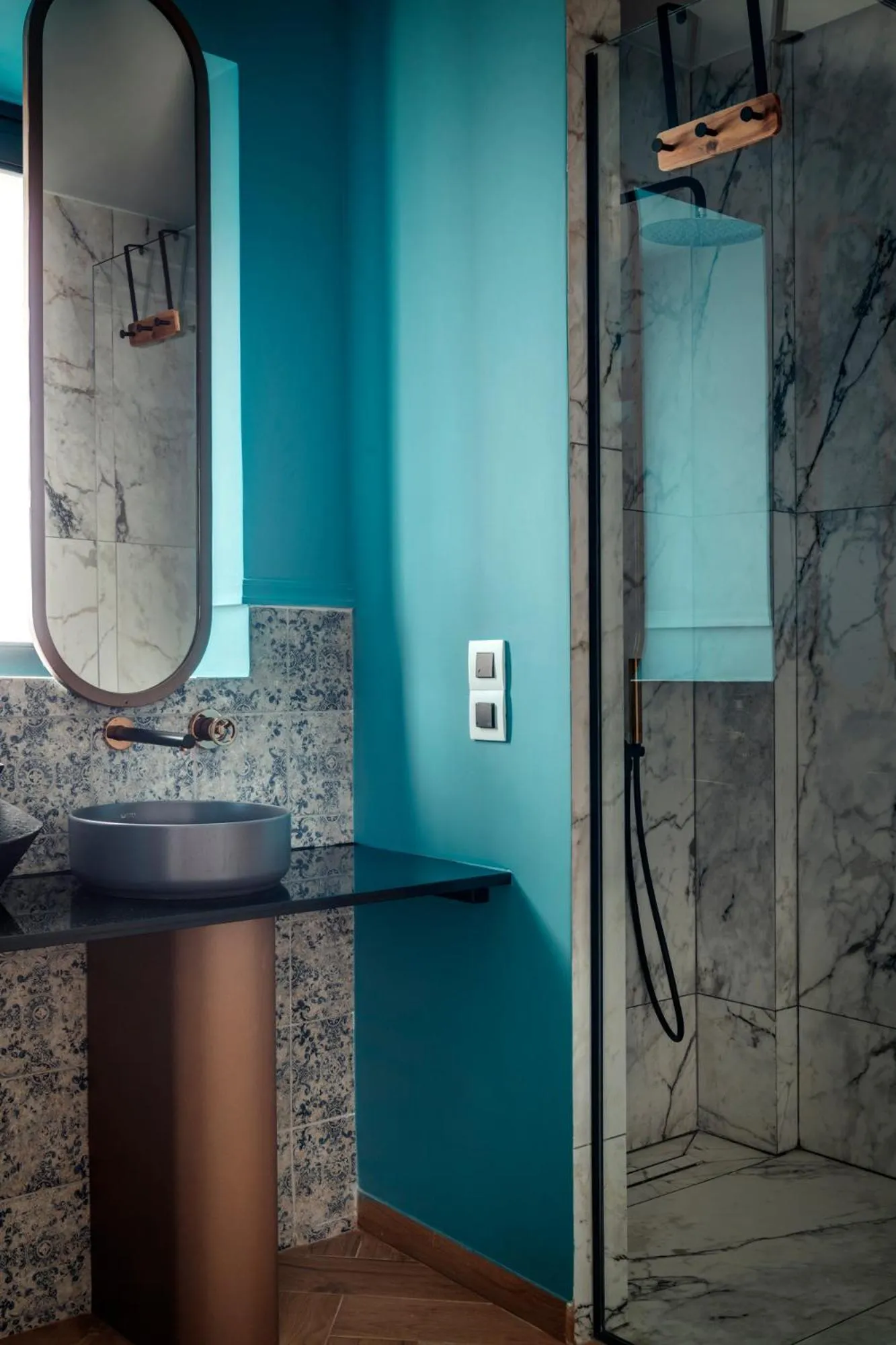 Bathroom in Ninemian Suites Syros