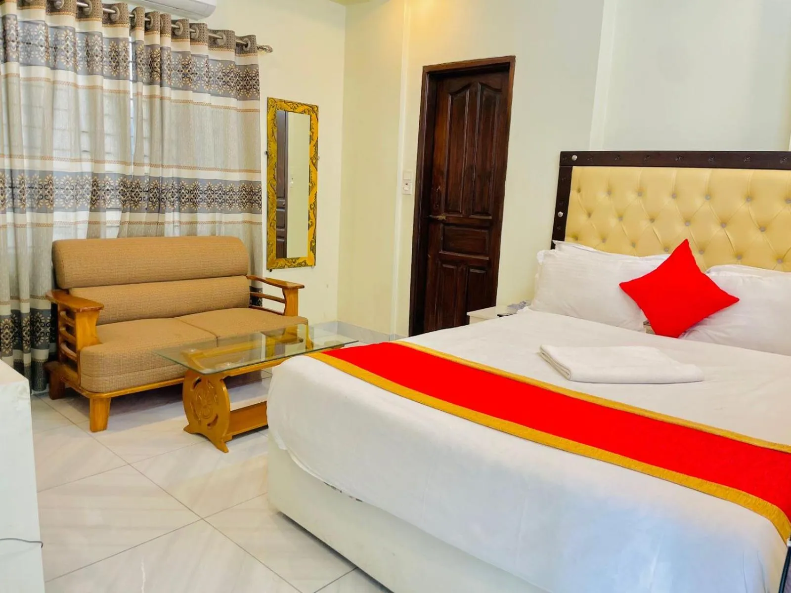 Bed in Hotel White Stone