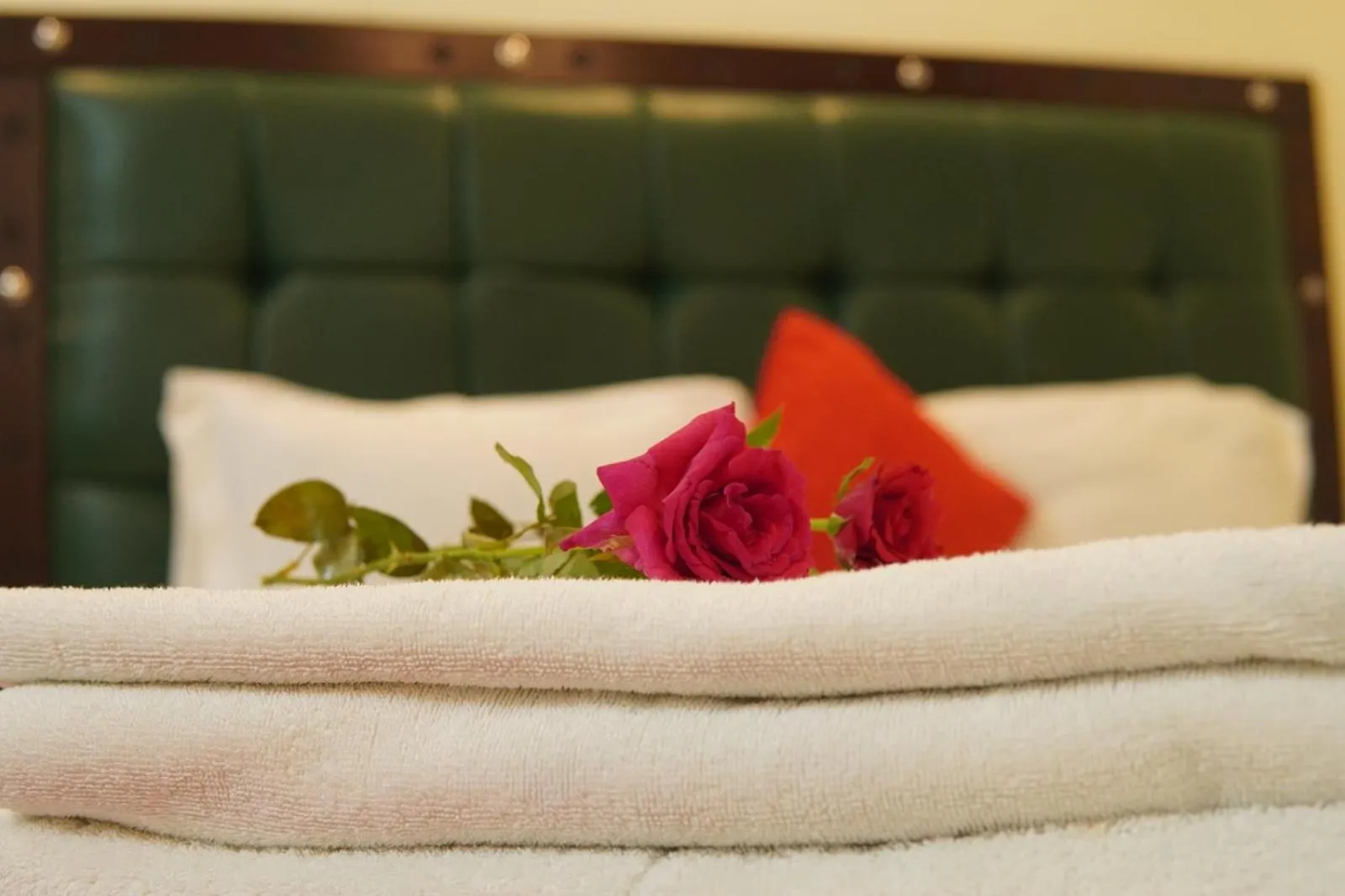 Bed in Hotel White Stone