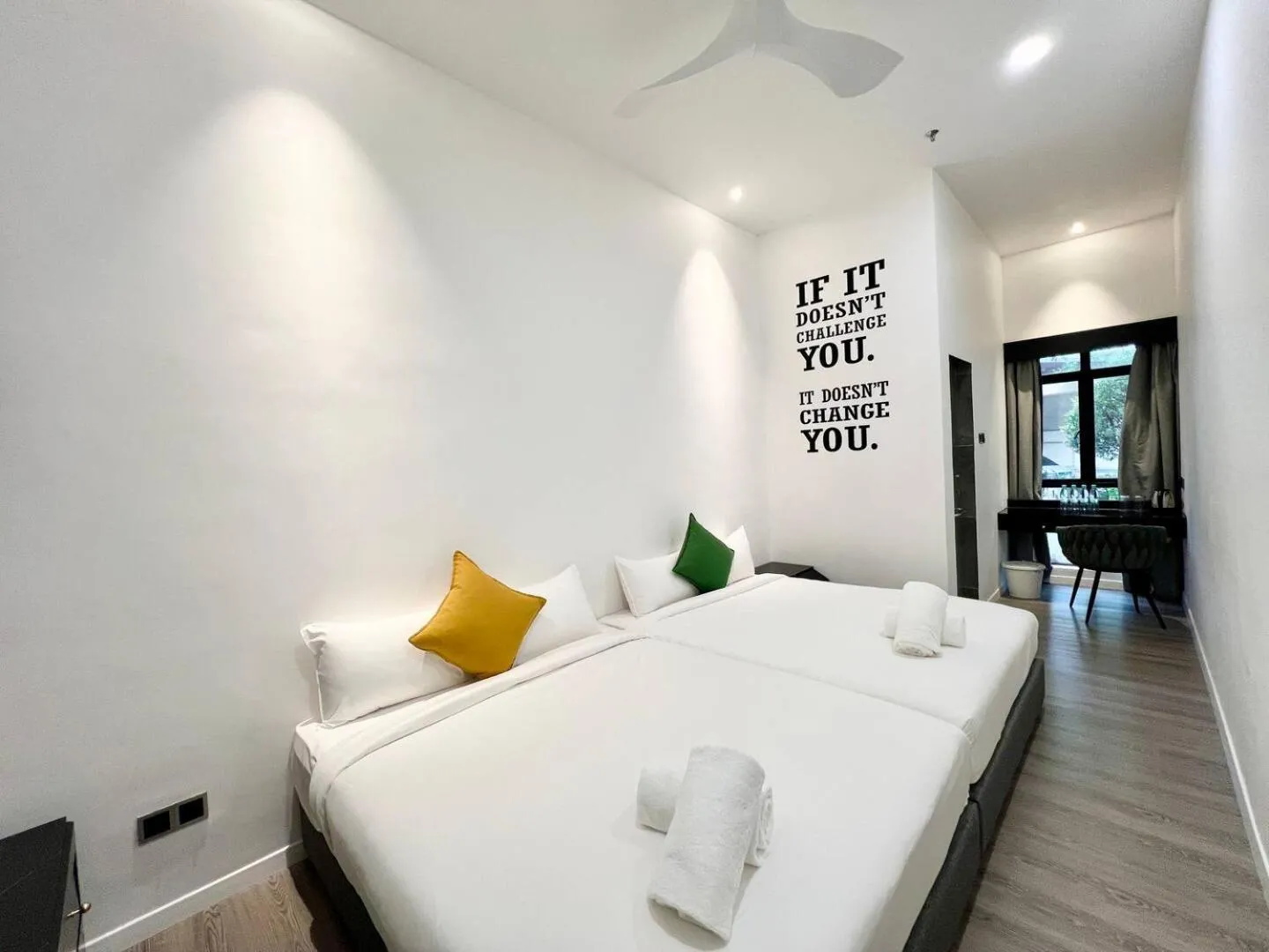 Bed in The Artz Hotel