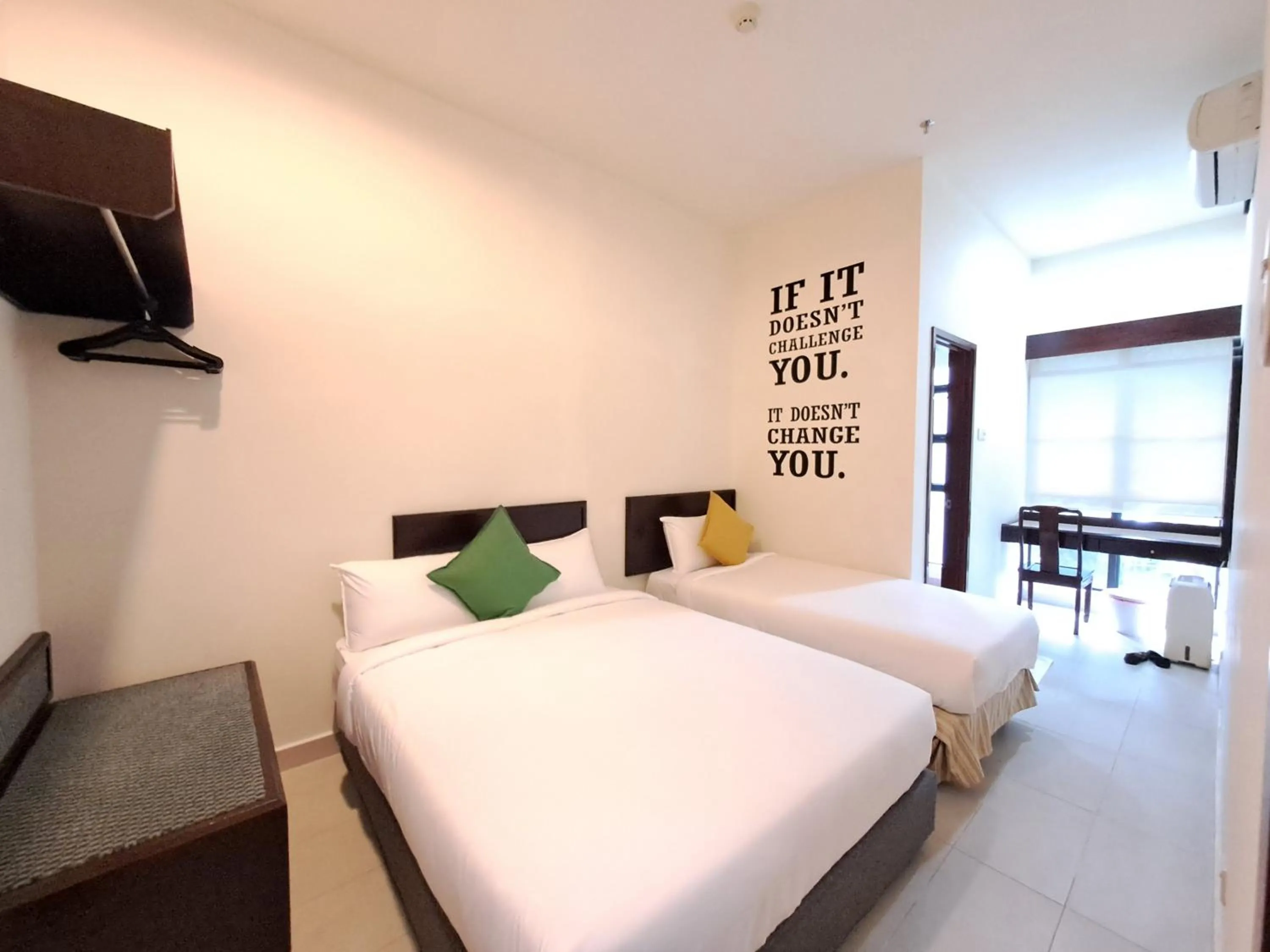 Bed in The Artz Hotel